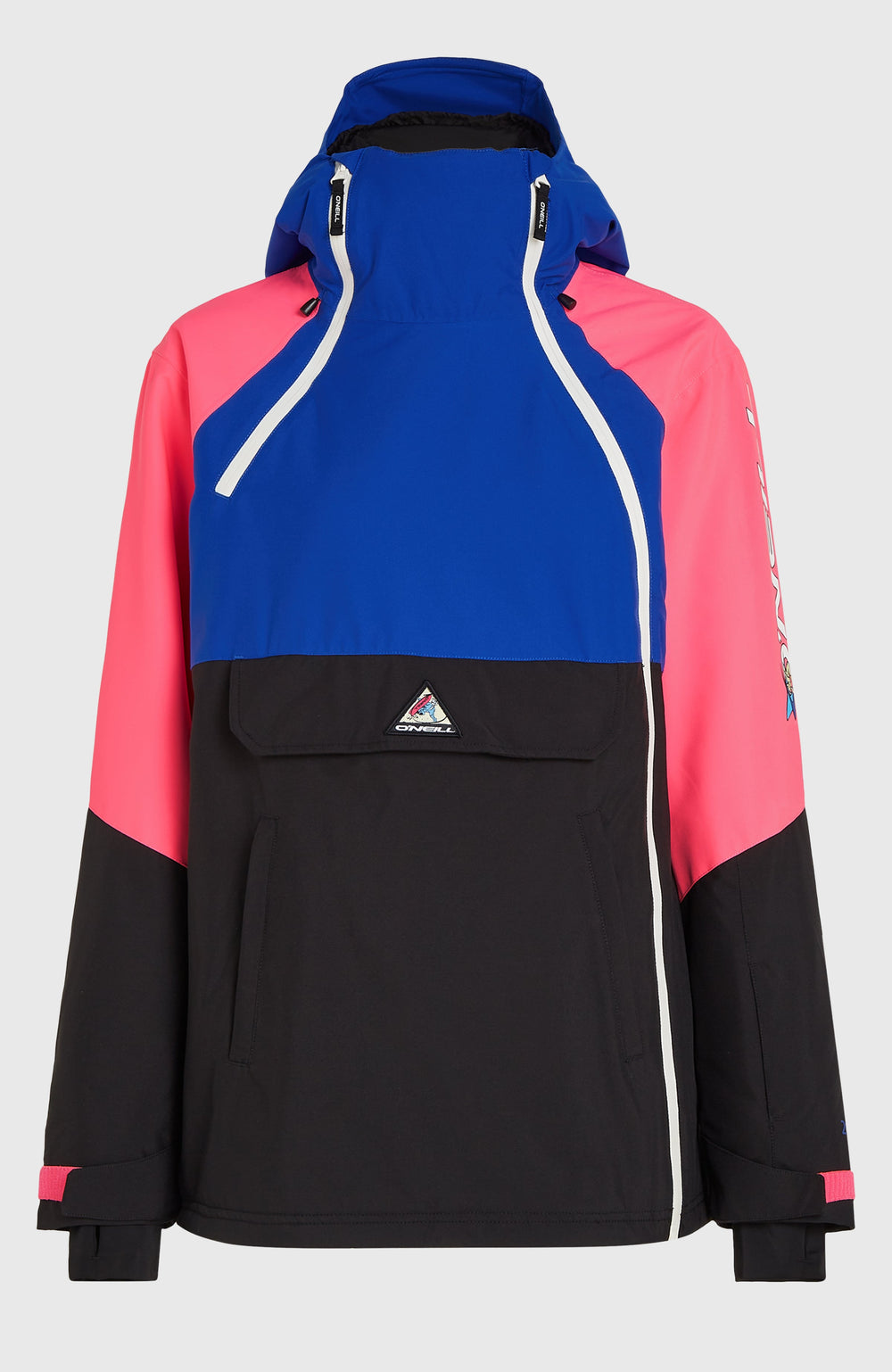 FWC'Play Asymmetric Snow Jacket Women - Active Blue Colour Block