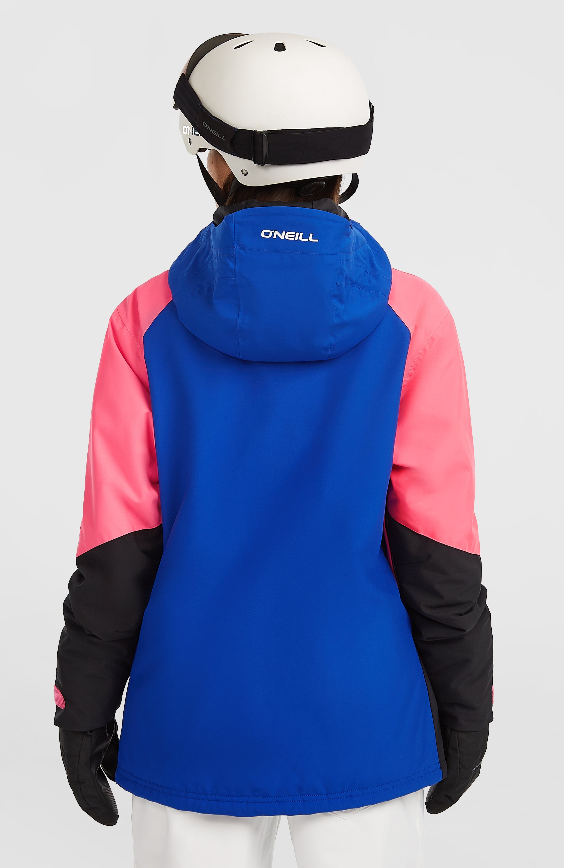 FWC'Play Asymmetric Snow Jacket Women - Active Blue Colour Block