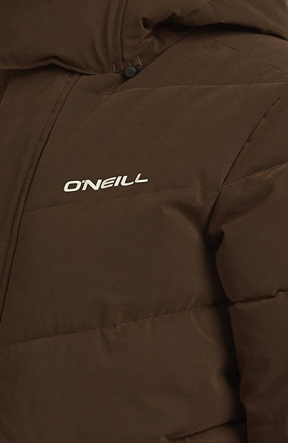 FWC'Cruz Hybrid Puffer Snow Jacket Women - Coffee Bean