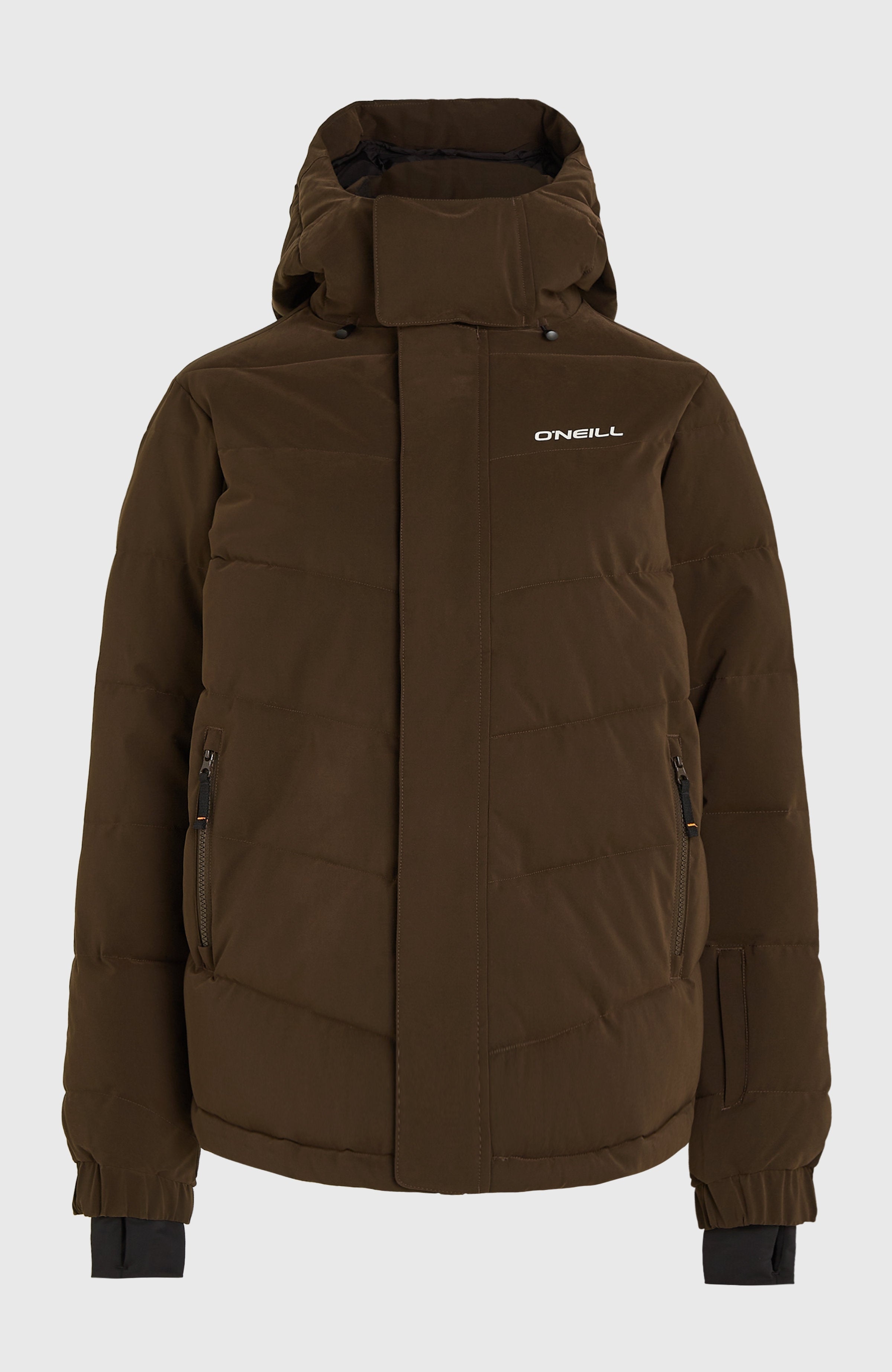 FWC'Cruz Hybrid Puffer Snow Jacket Women - Coffee Bean