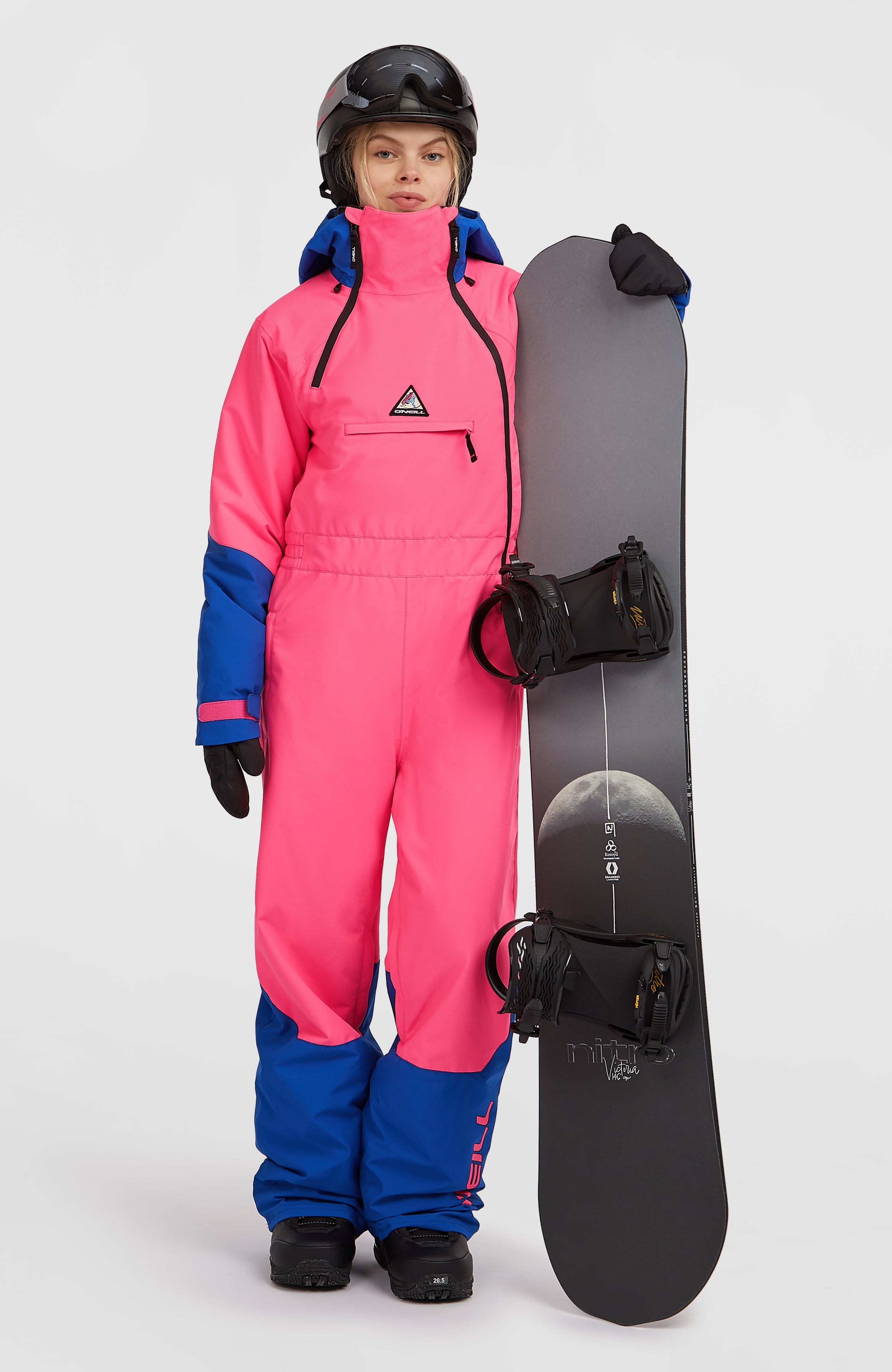 FWC'Play Snowsuit Women - Skater Pink Colour Block