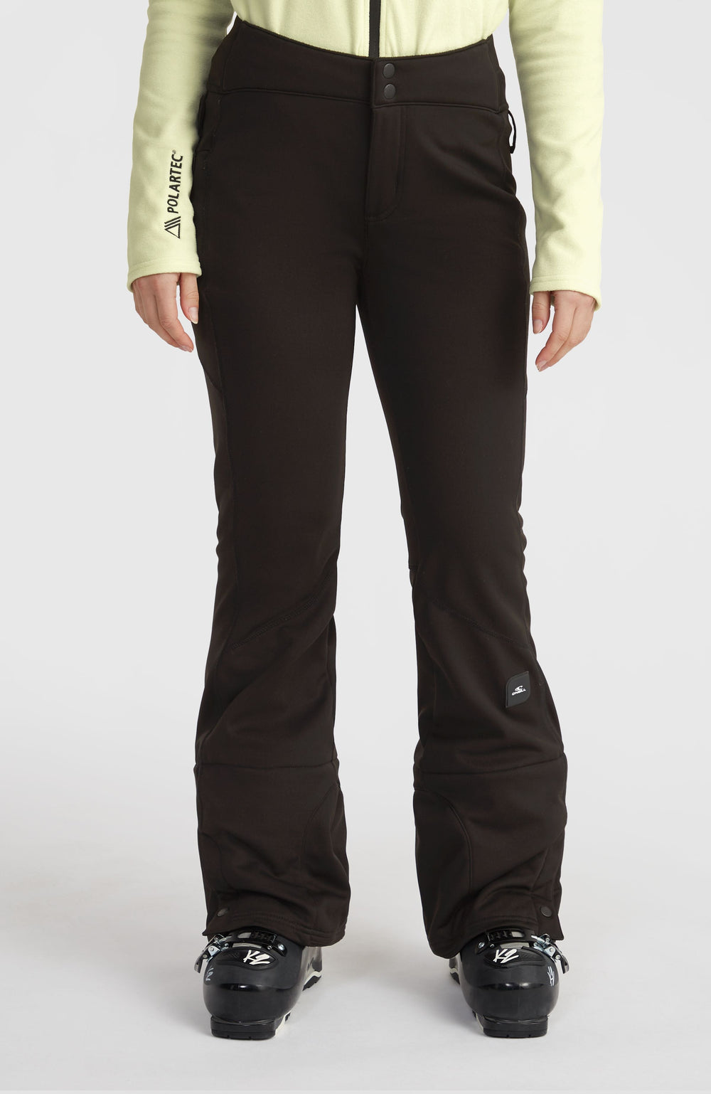 Blessed Softshell Hybrid Skinny Snow Pants Women - Black Out