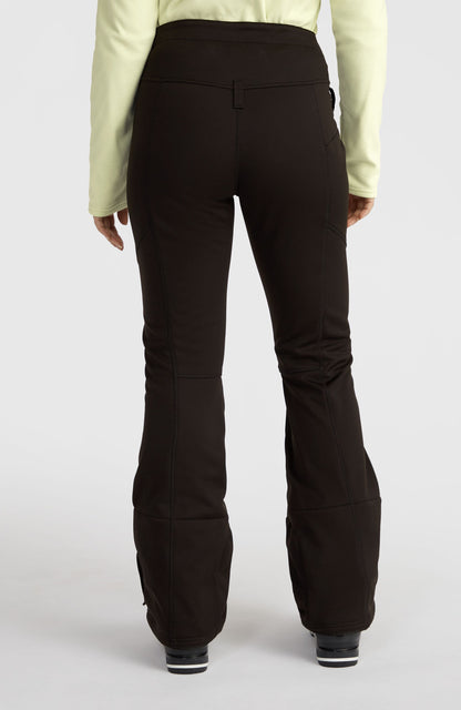 Blessed Softshell Hybrid Skinny Snow Pants Women - Black Out
