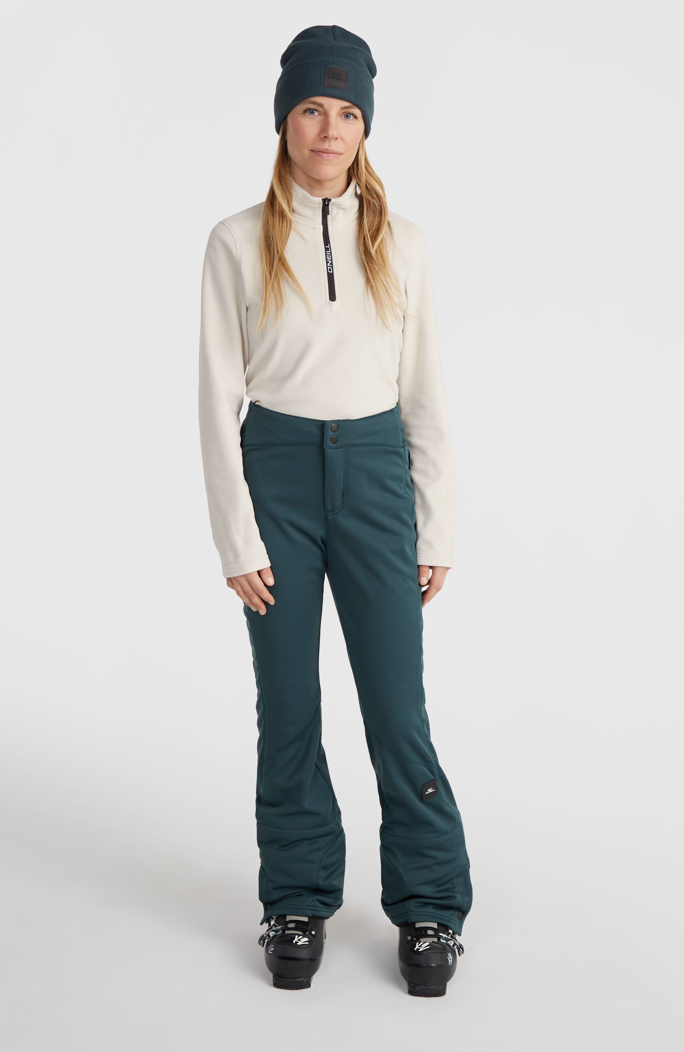 Blessed Softshell Hybrid Skinny Snow Pants Women - Alma Steel