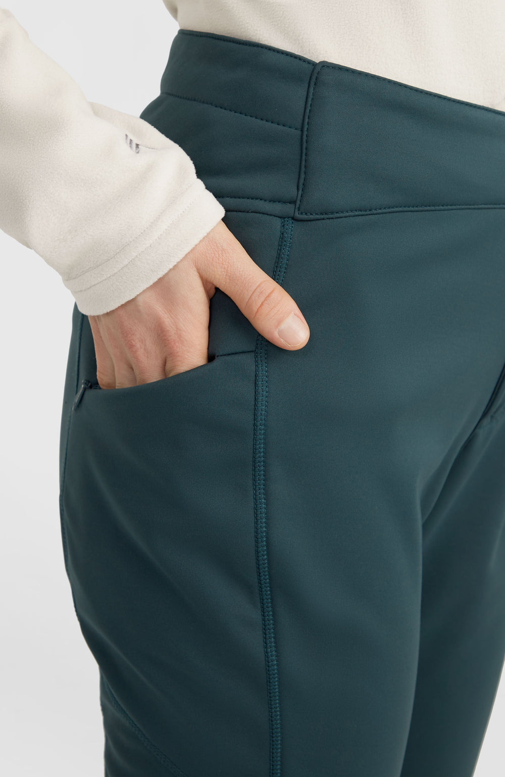 Blessed Softshell Hybrid Skinny Snow Pants Women - Alma Steel