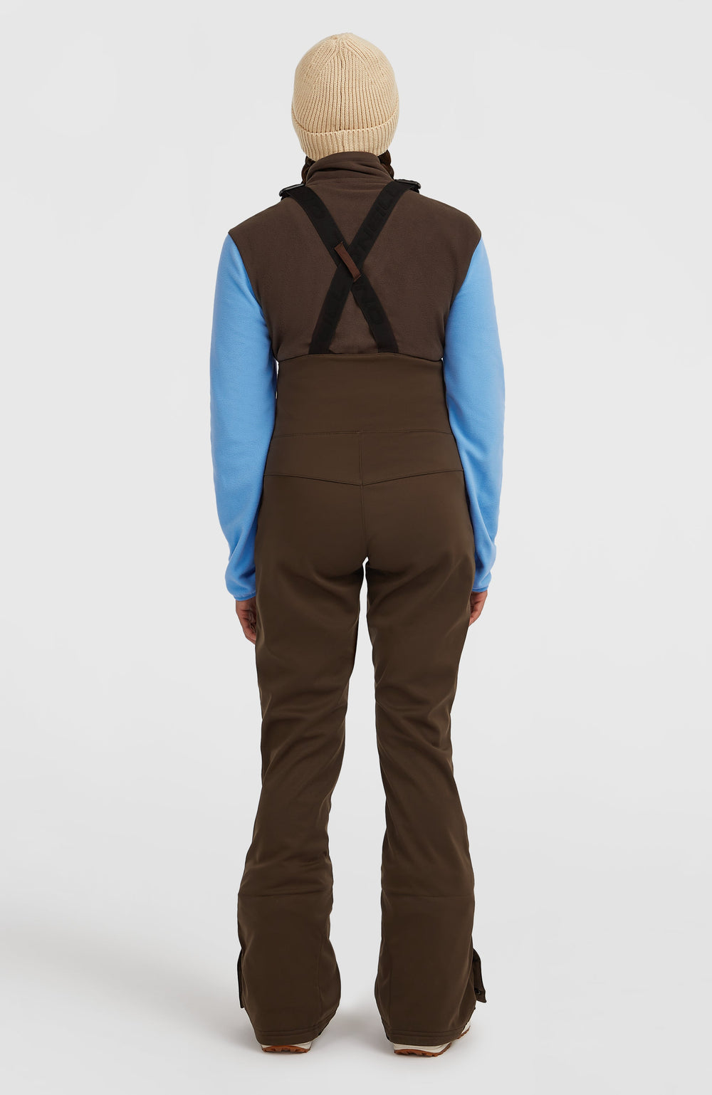 FWC'Cruz Softshell Suspender Snow Pants Women - Coffee Bean