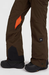 FWC'Peak Bib Snow Pants Women - Coffee Bean Colour Block