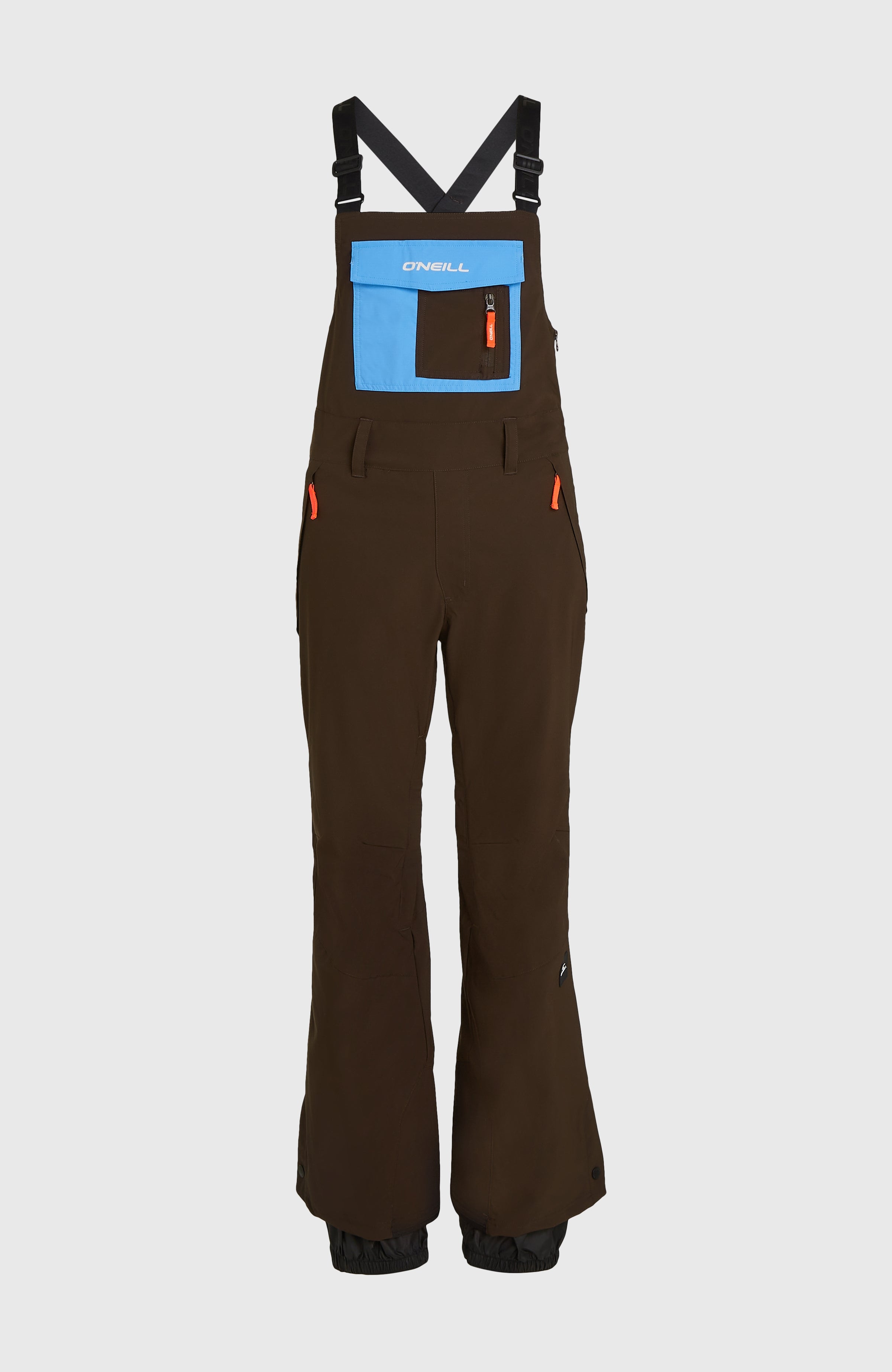 FWC'Peak Bib Snow Pants Women - Coffee Bean Colour Block
