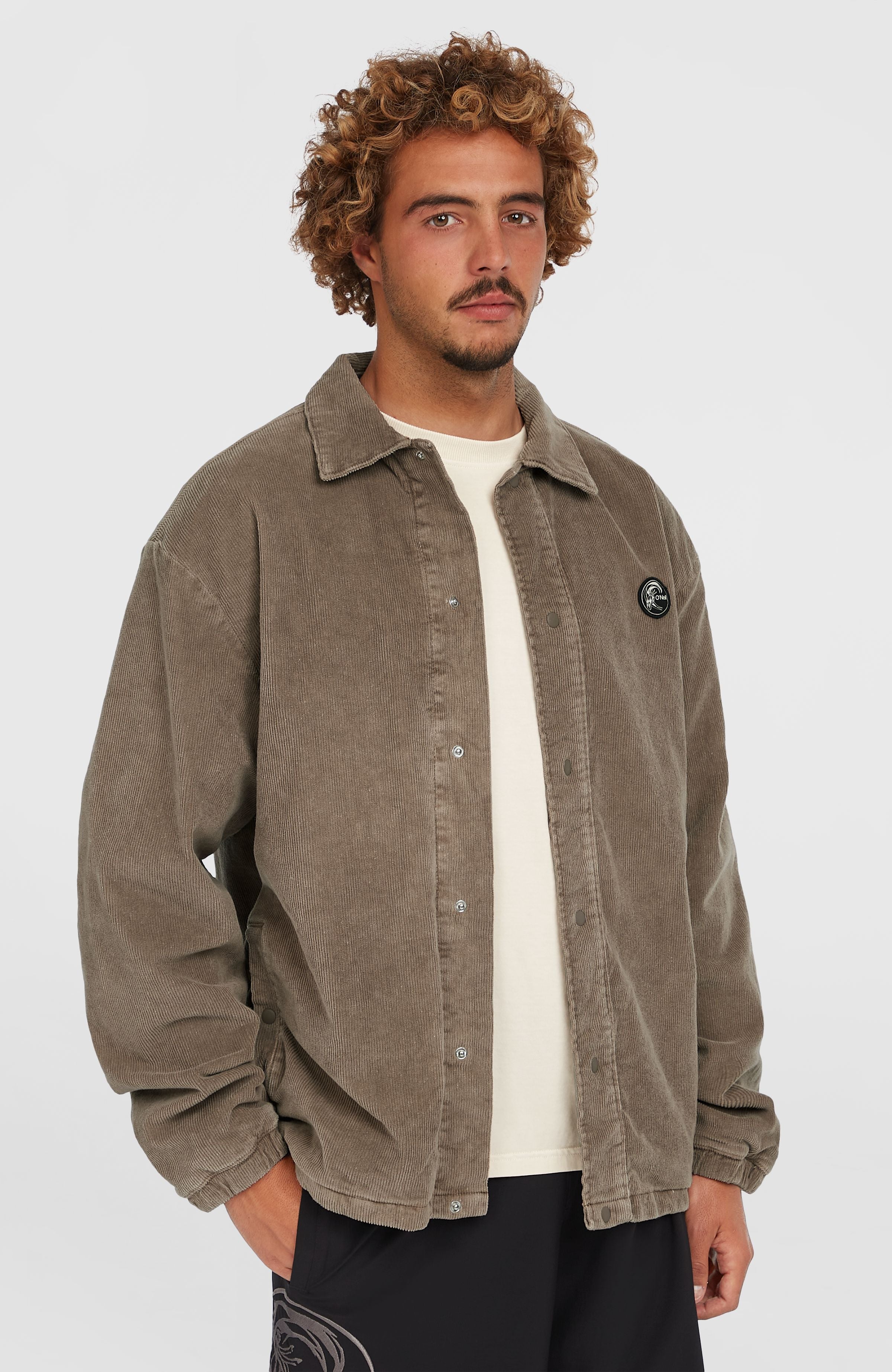 Cord Coach Jacket Men - Pure Cashmere