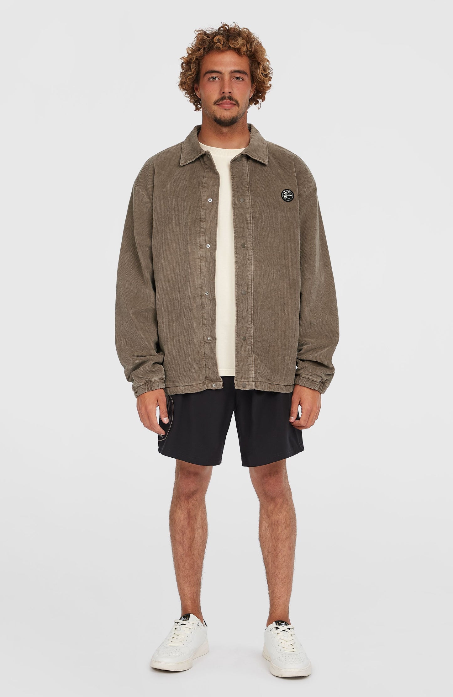 Cord Coach Jacket Men - Pure Cashmere