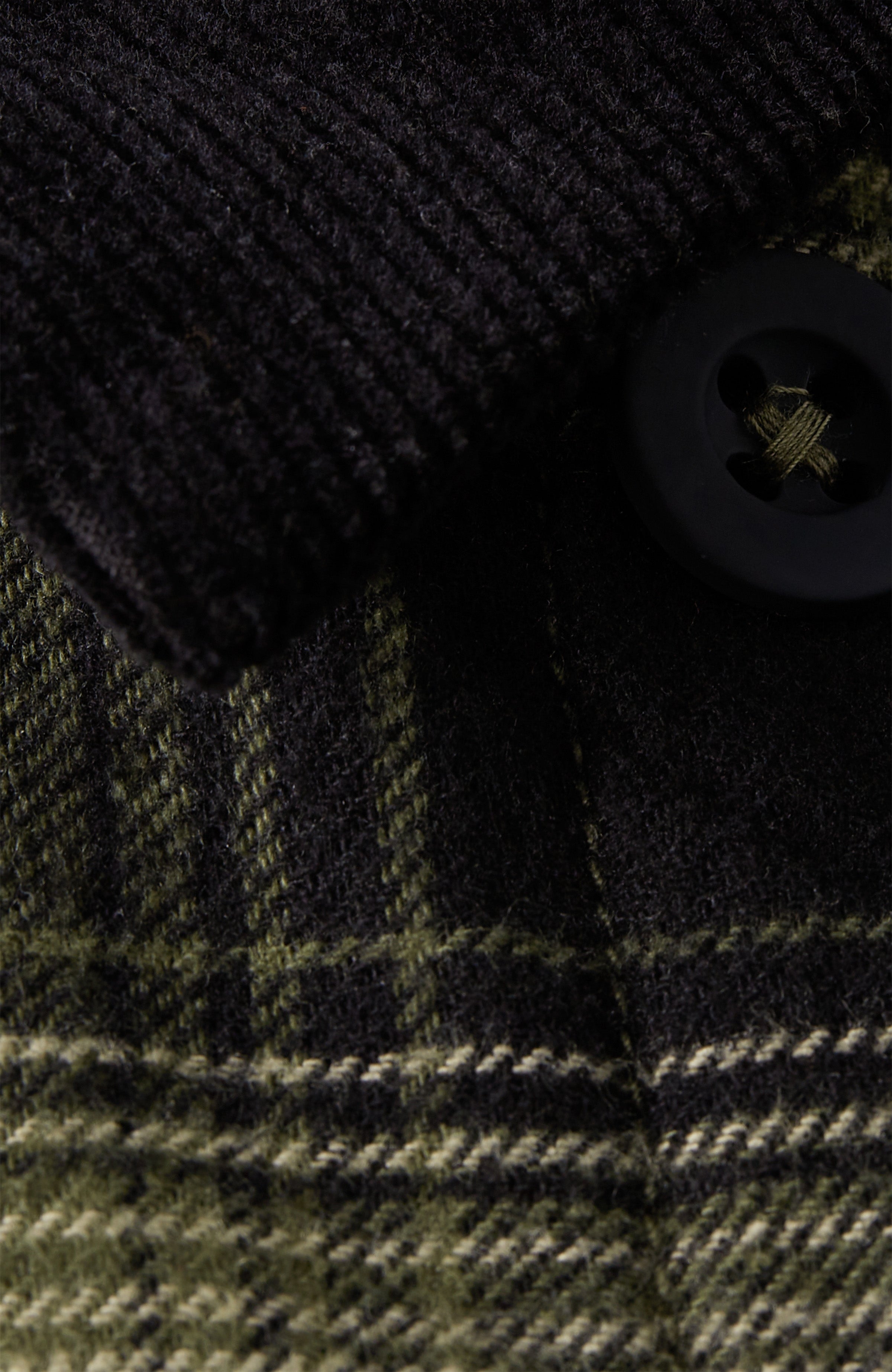 Fleece-Lined Jacket Men - Green Check Small