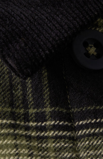 Fleece-Lined Jacket Men - Green Check Small