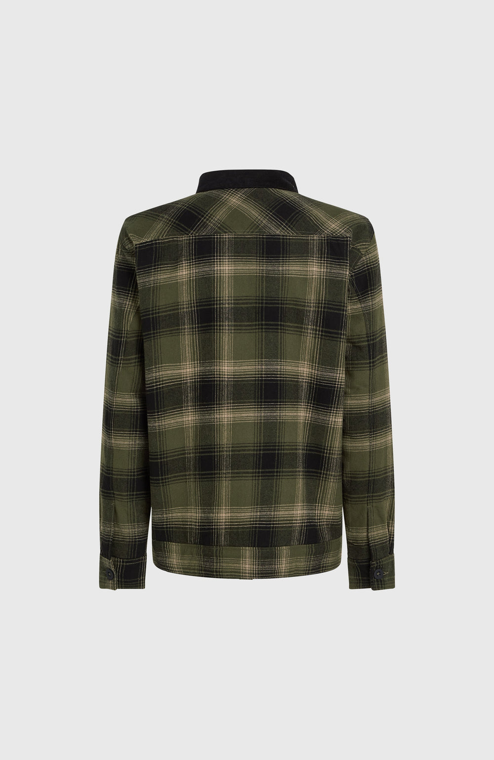 Fleece-Lined Jacket Men - Green Check Small