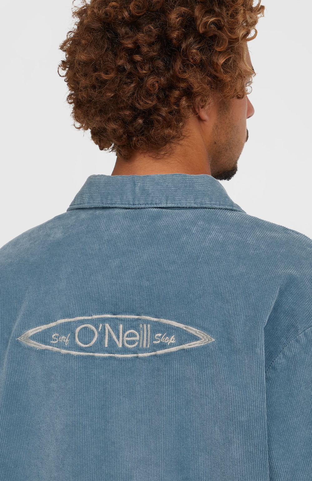 Cord Coach Jacket Men - Copen Blue