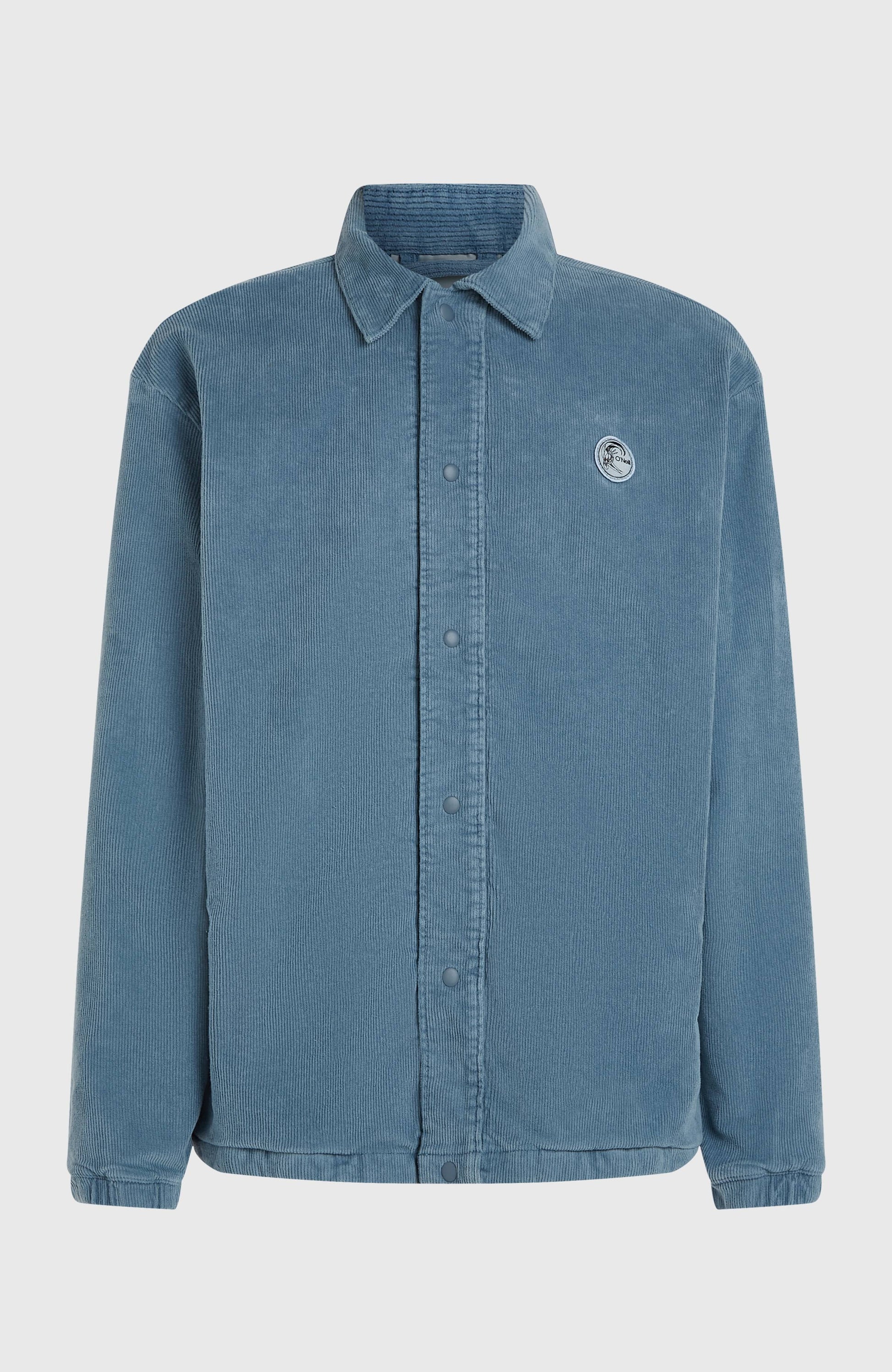 Cord Coach Jacket Men - Copen Blue