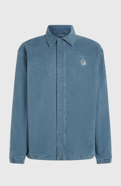 Cord Coach Jacket Men - Copen Blue