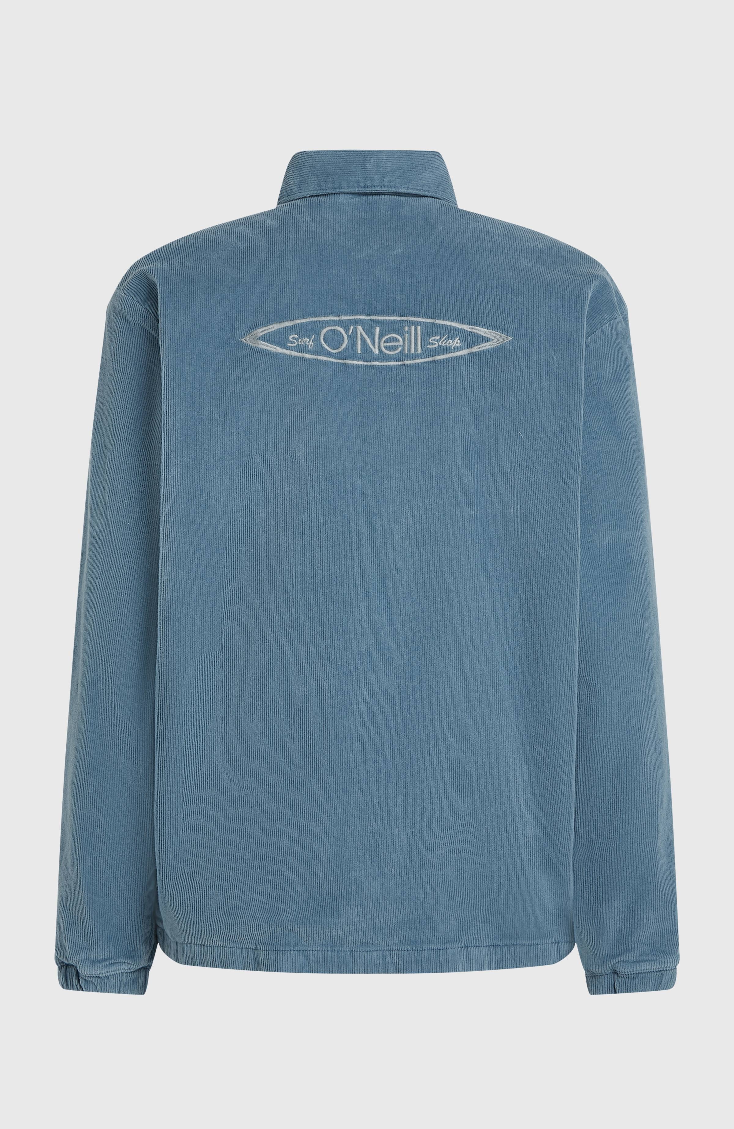 Cord Coach Jacket Men - Copen Blue
