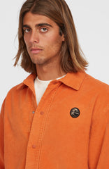 Cord Coach Jacket Men - Cinnamon Stick
