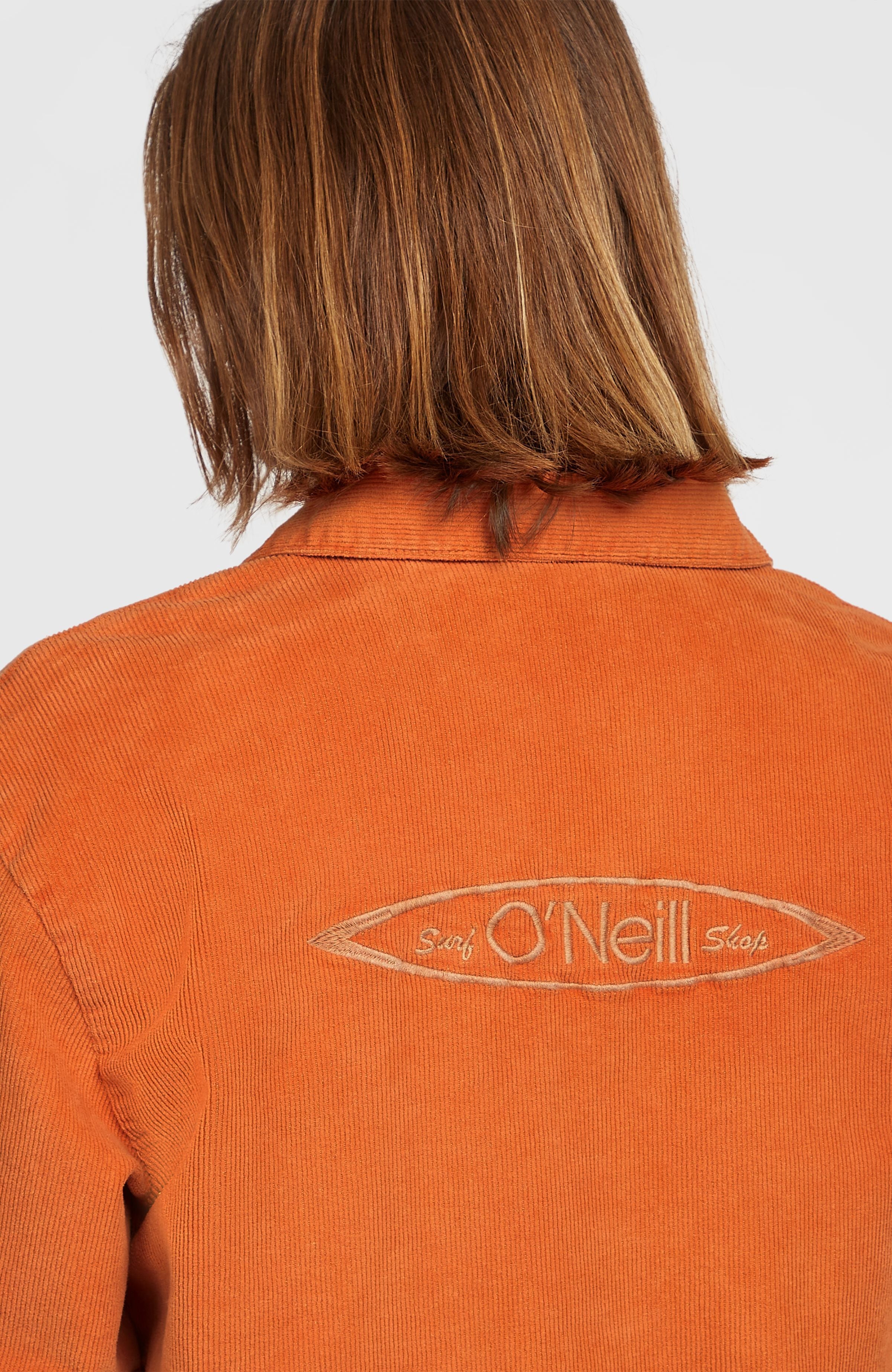 Cord Coach Jacket Men - Cinnamon Stick