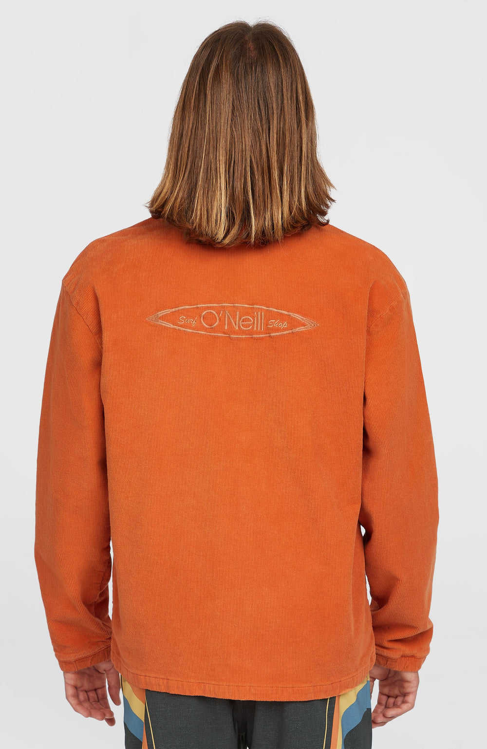 Cord Coach Jacket Men - Cinnamon Stick