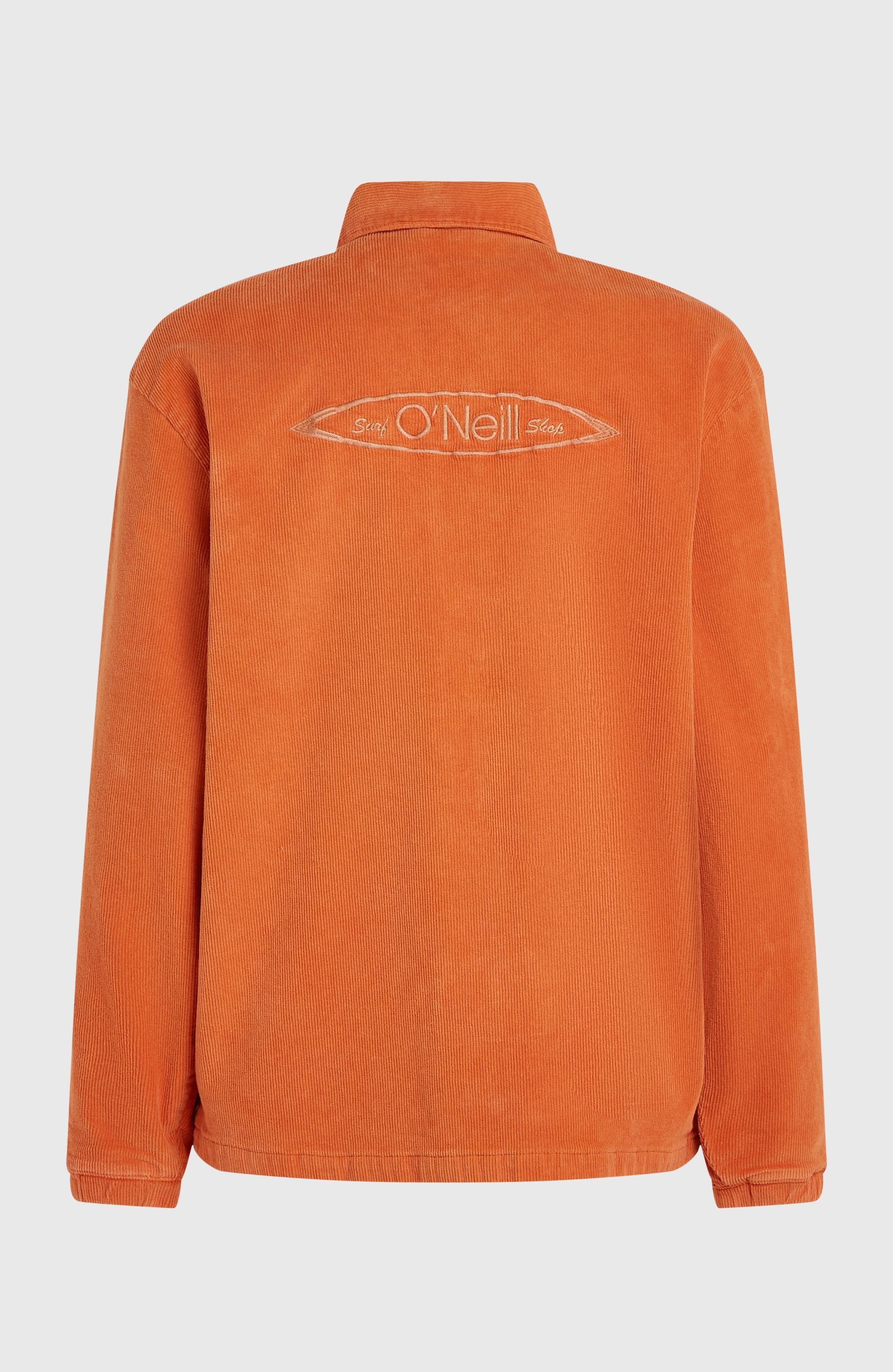 Cord Coach Jacket Men - Cinnamon Stick