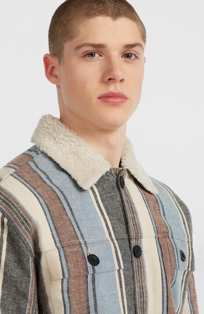 O'Riginals Fleece-Lined Jacket Men - Blue Vintage O'Neill Stripe