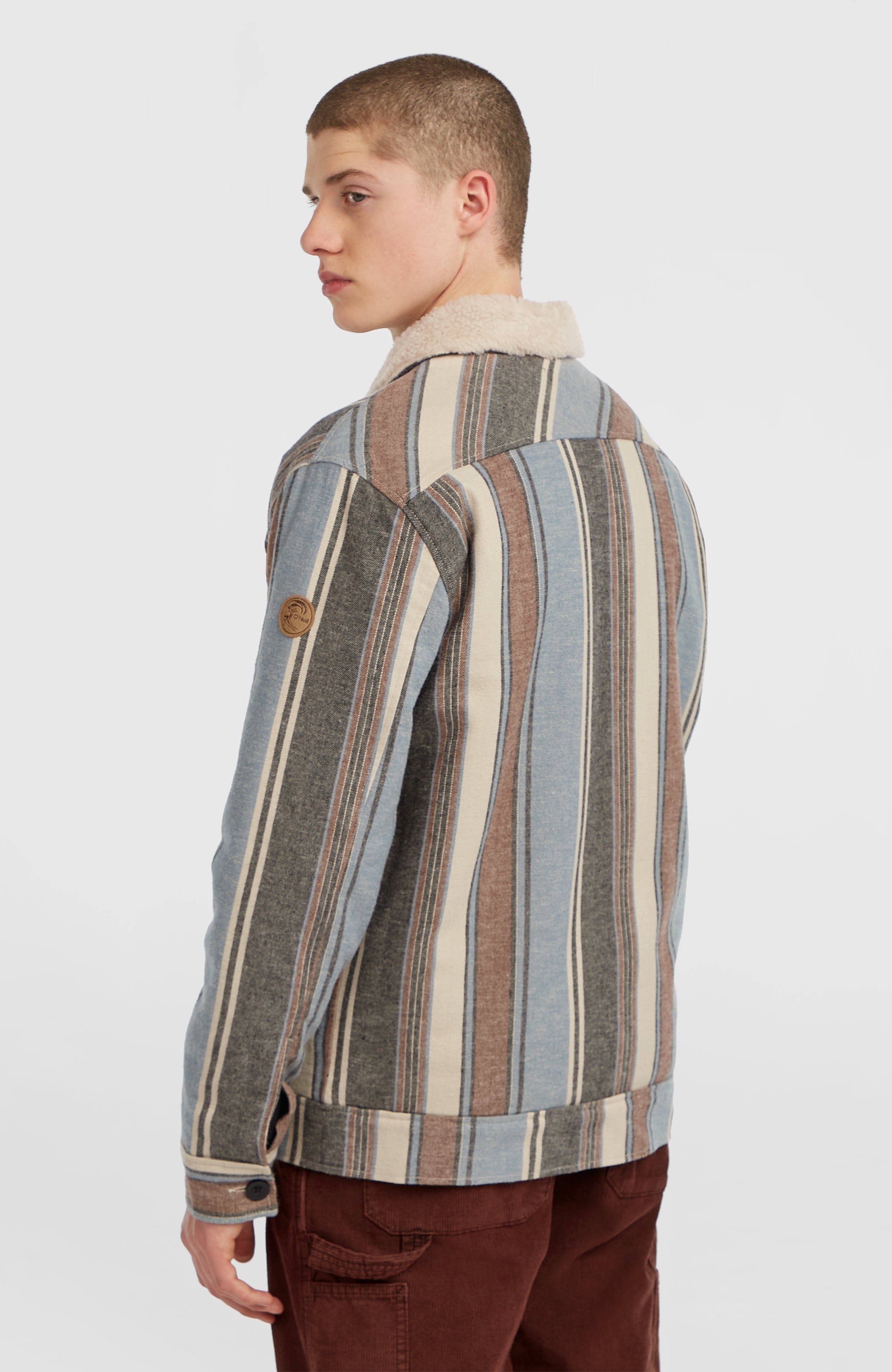 O'Riginals Fleece-Lined Jacket Men - Blue Vintage O'Neill Stripe