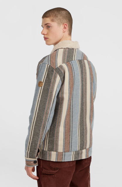O'Riginals Fleece-Lined Jacket Men - Blue Vintage O'Neill Stripe