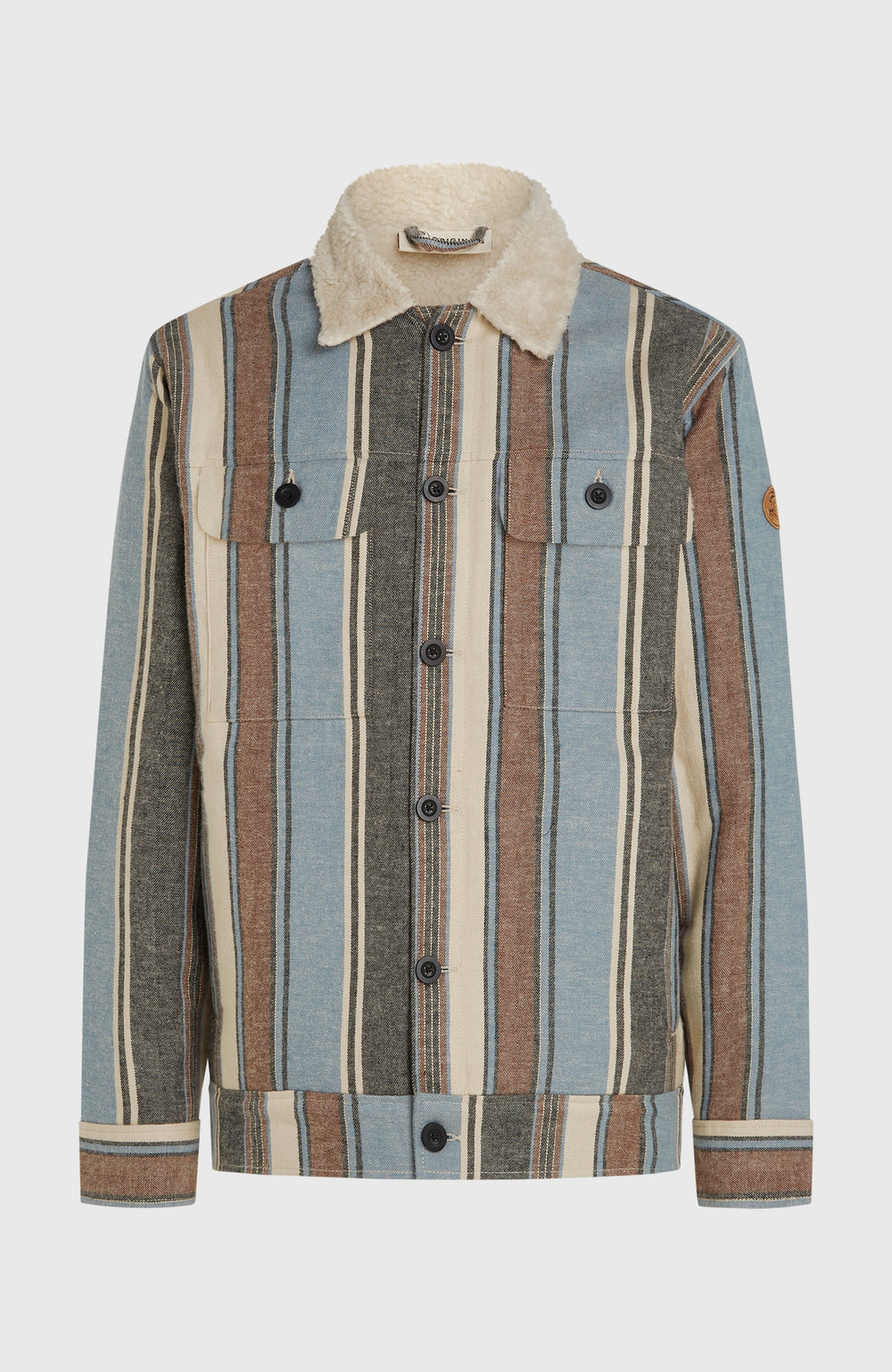 O'Riginals Fleece-Lined Jacket Men - Blue Vintage O'Neill Stripe