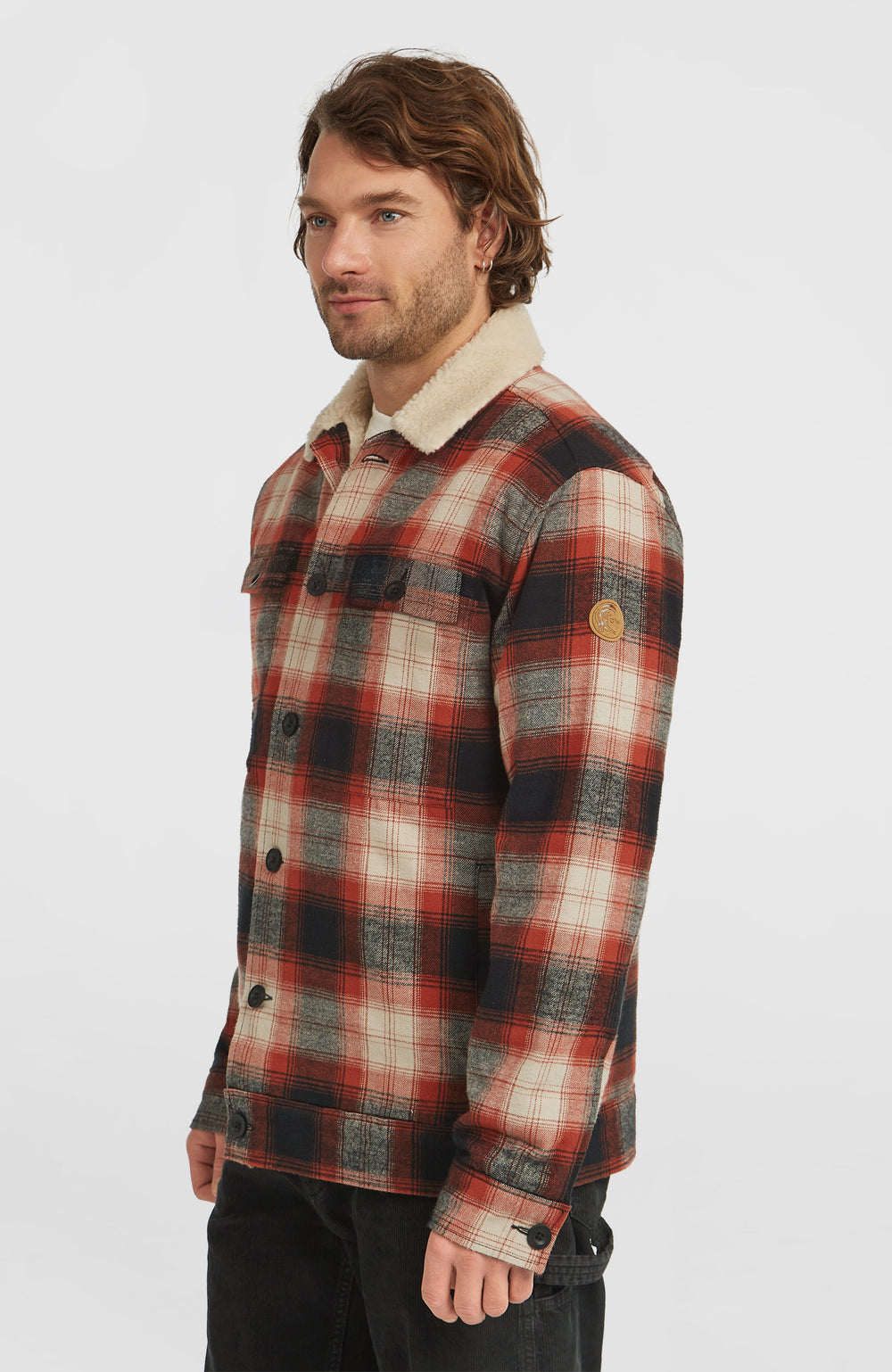 O'Riginals Fleece-Lined Jacket Men - Bonfire Check