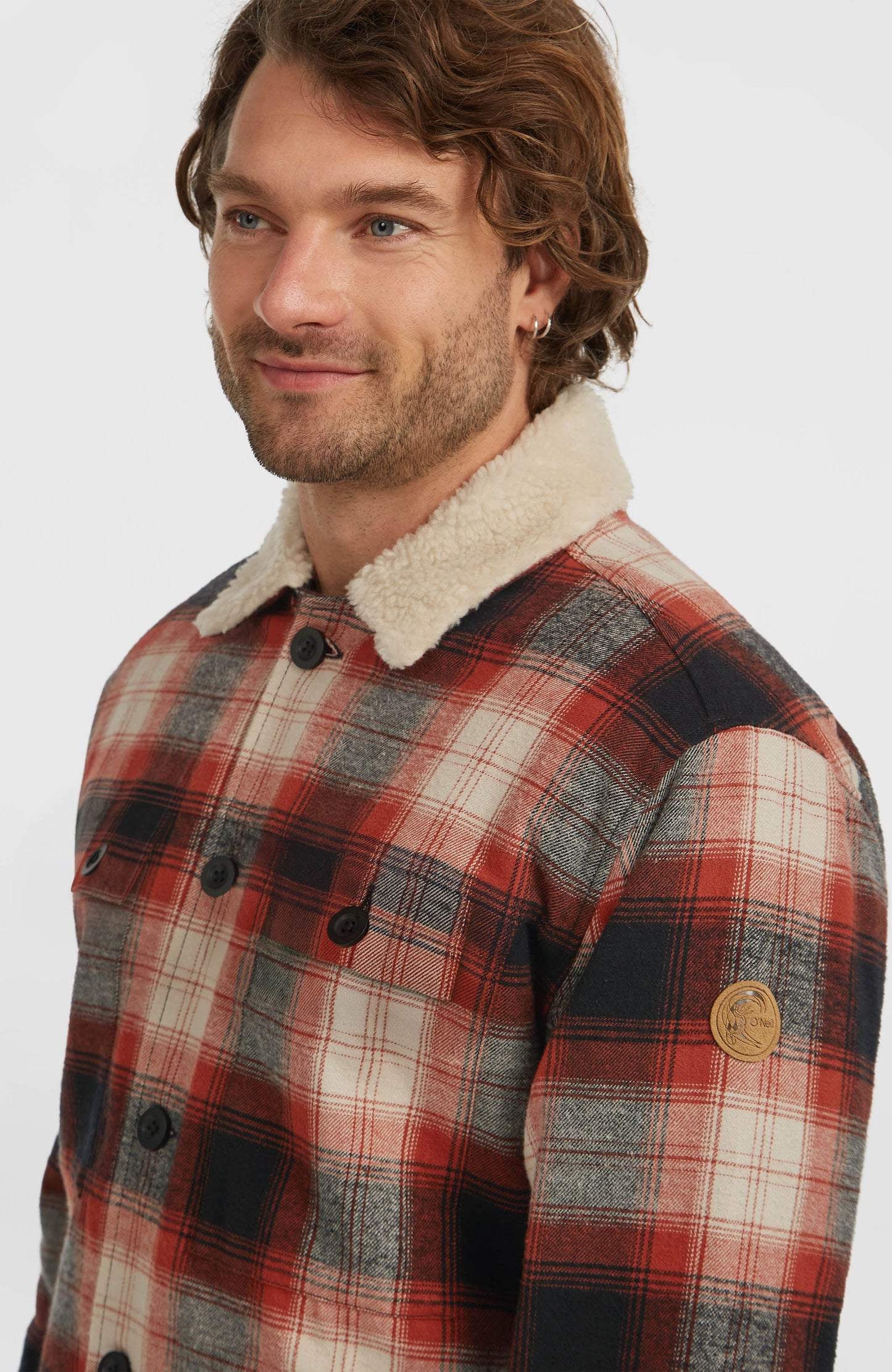 O'Riginals Fleece-Lined Jacket Men - Bonfire Check