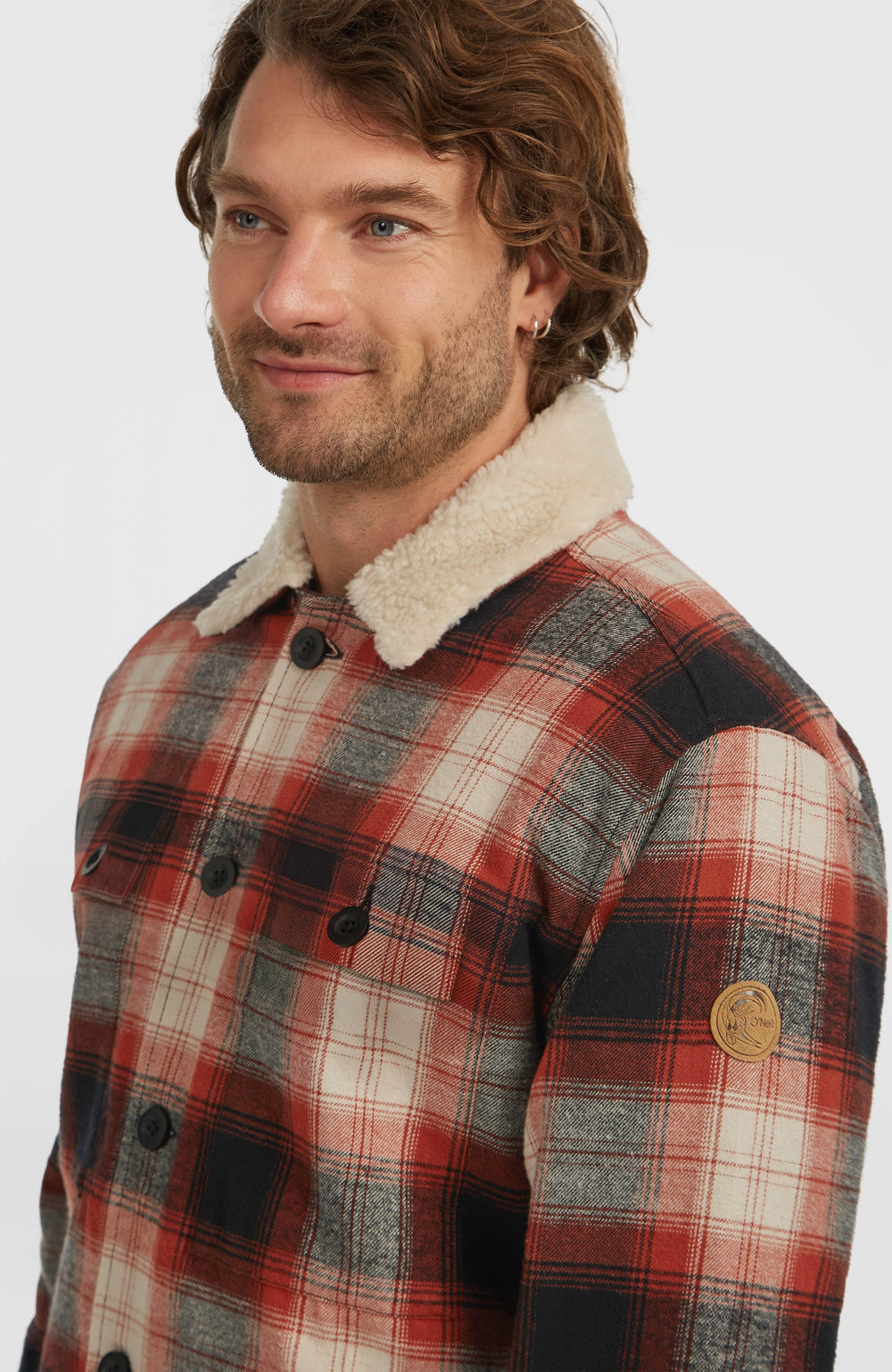 O'Riginals Fleece-Lined Jacket Men - Bonfire Check
