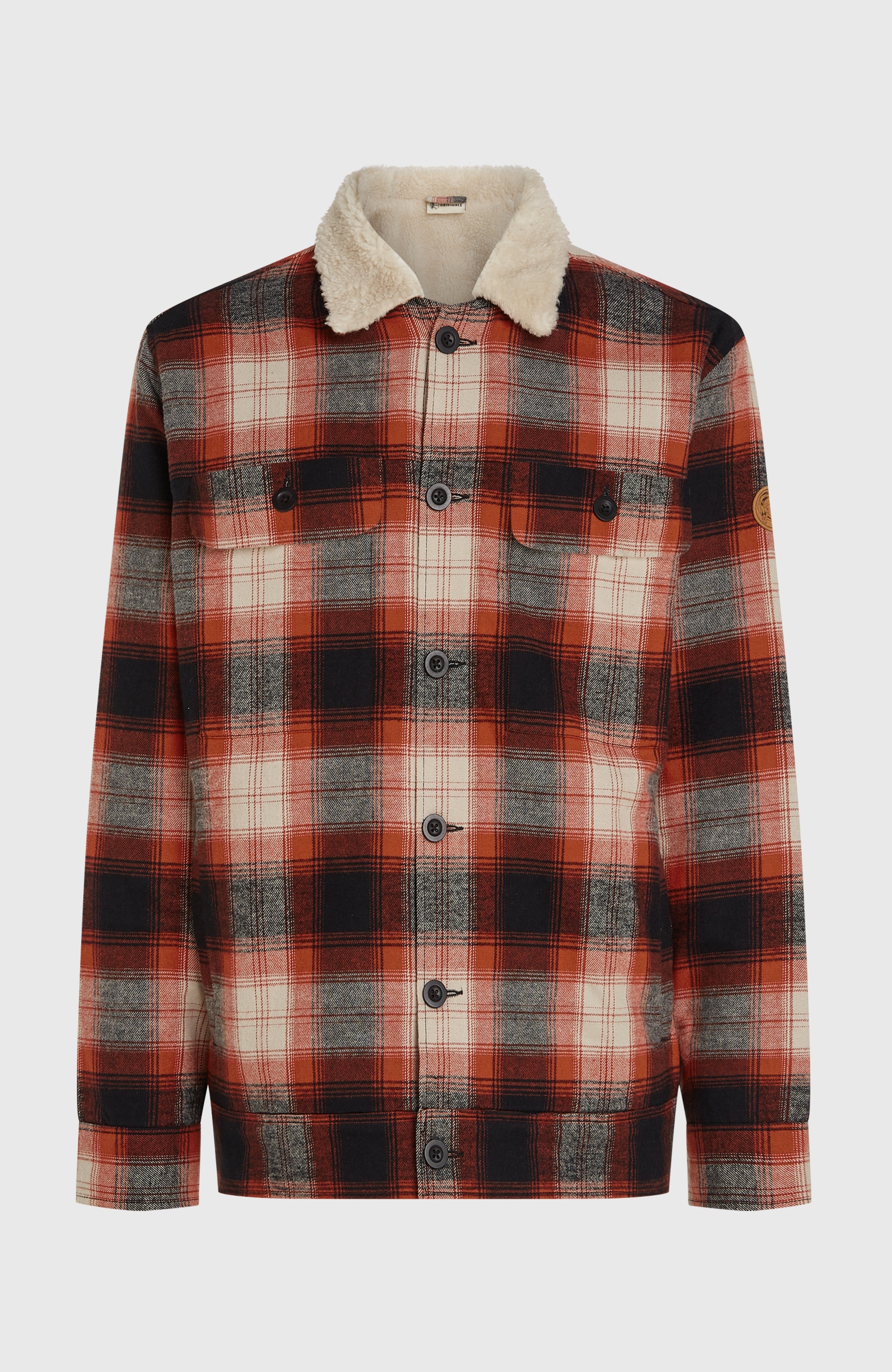 O'Riginals Fleece-Lined Jacket Men - Bonfire Check