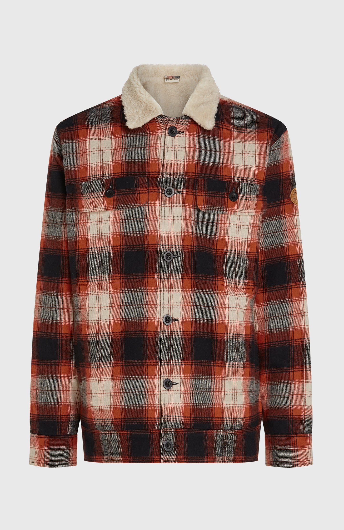 O'Riginals Fleece-Lined Jacket Men - Bonfire Check
