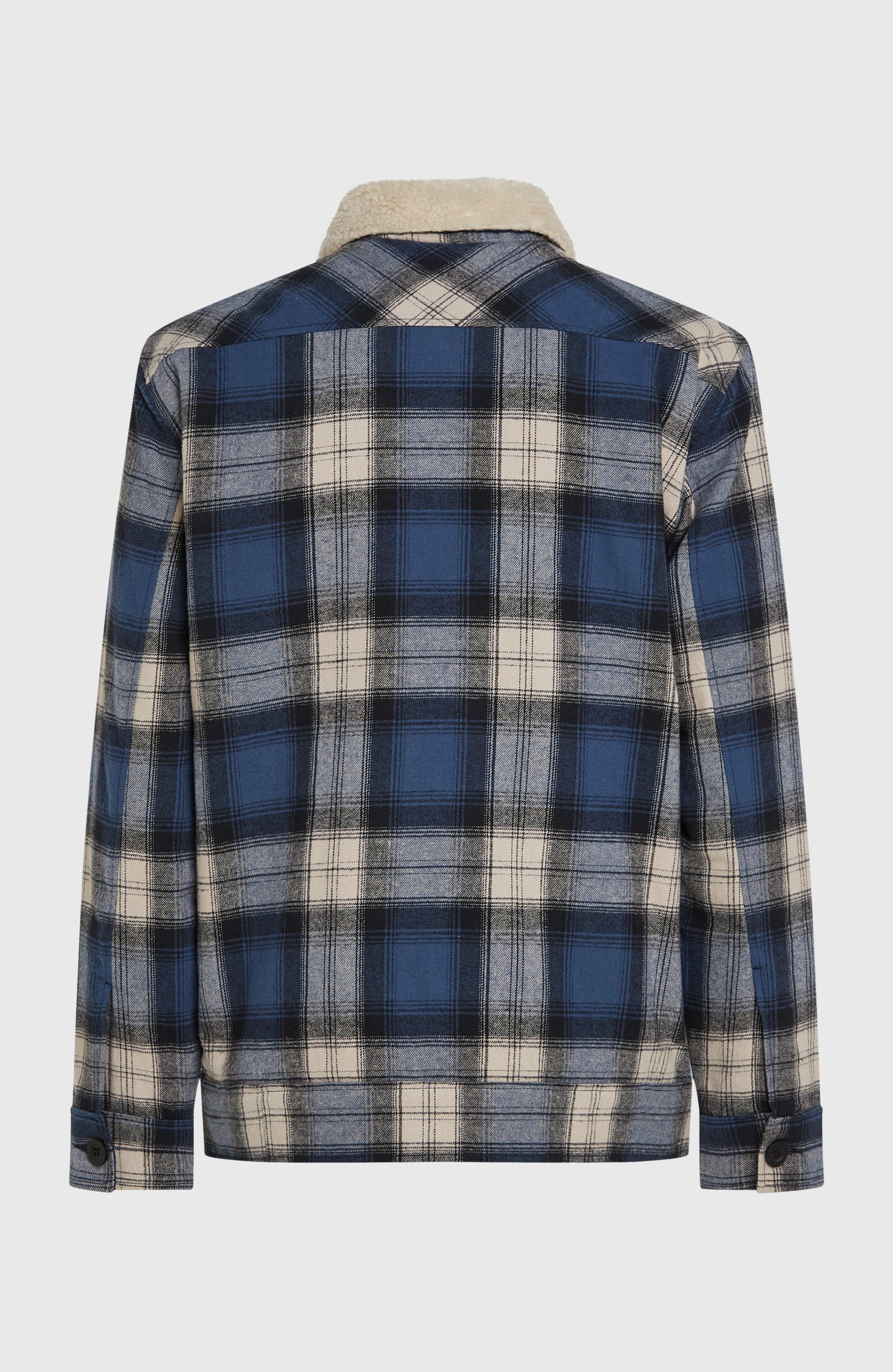 O'Riginals Fleece-Lined Jacket Men - Mozart Blue Check