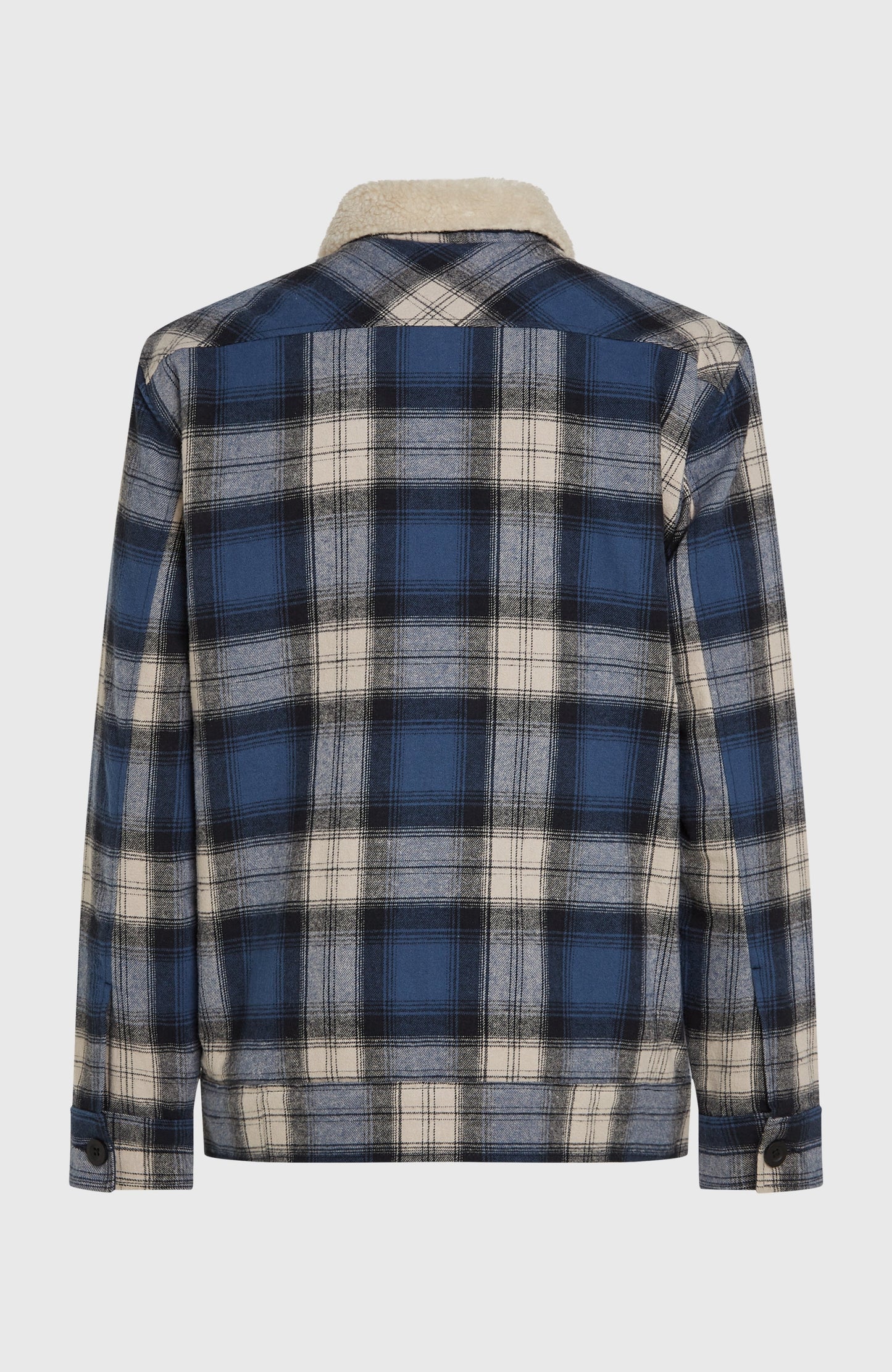 O'Riginals Fleece-Lined Jacket Men - Mozart Blue Check