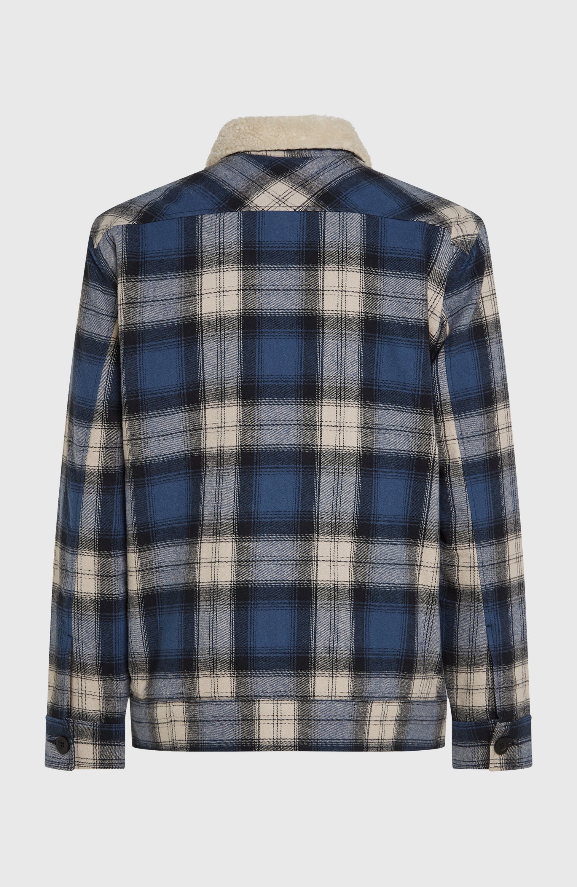 O'Riginals Fleece-Lined Jacket Men - Mozart Blue Check