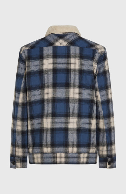 O'Riginals Fleece-Lined Jacket Men - Mozart Blue Check