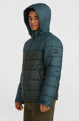 O'Riginals Puffer Jacket Men - Black Retro Ikat