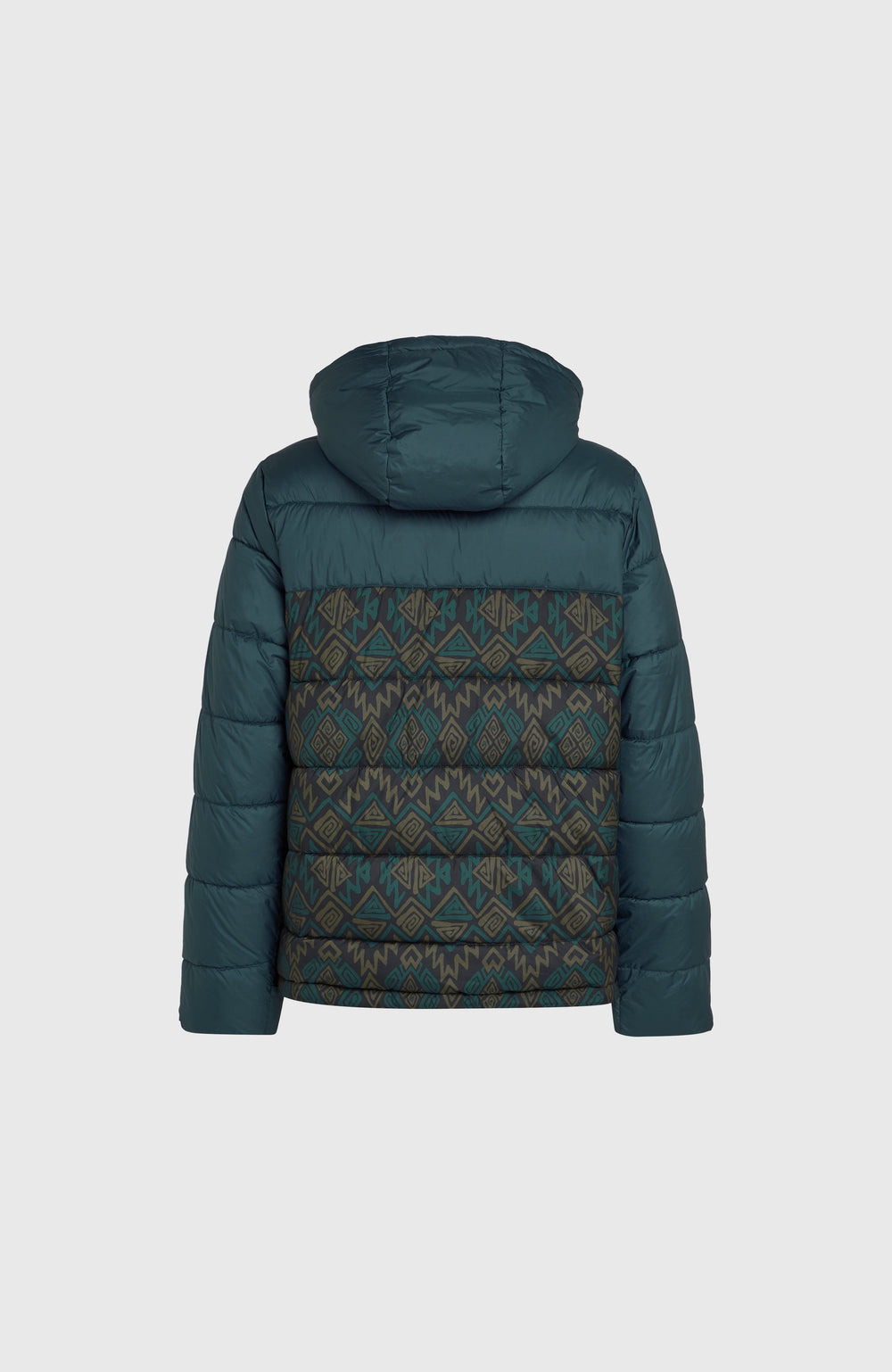 O'Riginals Puffer Jacket Men - Black Retro Ikat
