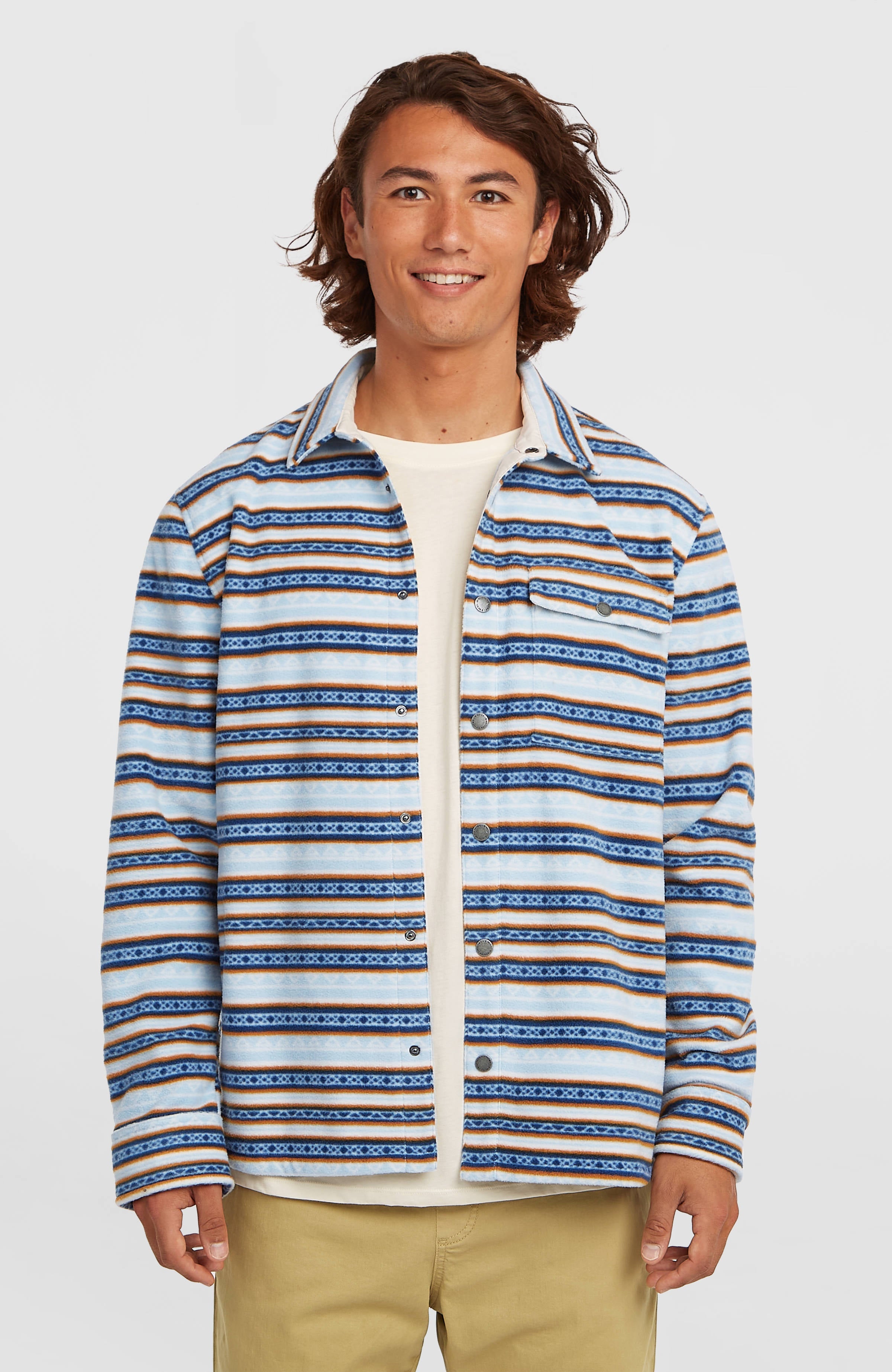 O'Riginals Superfleece Shirt Men - Blue Originals Hstripe
