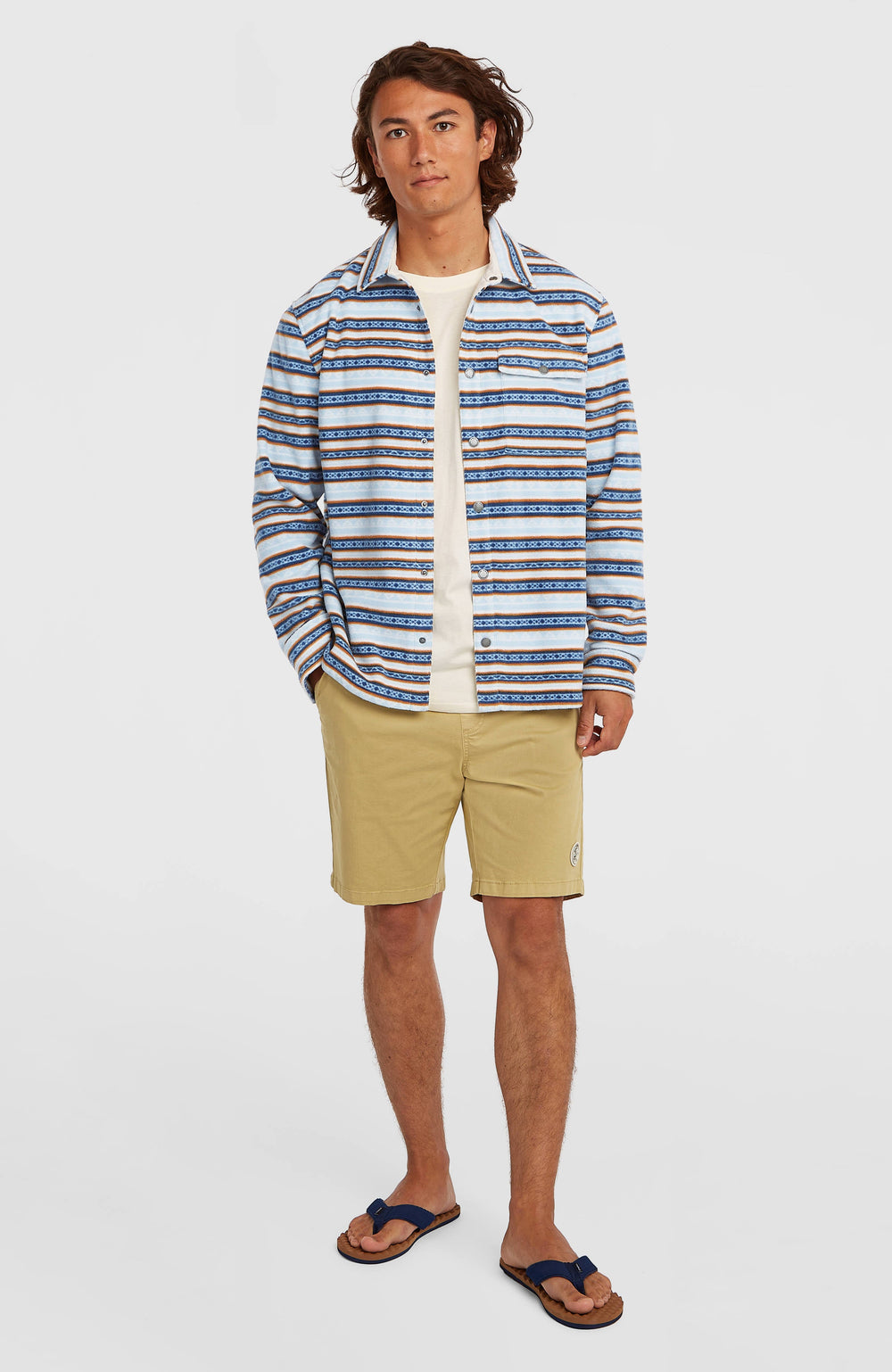 O'Riginals Superfleece Shirt Men - Blue Originals Hstripe