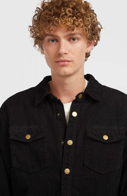 O'Riginals Corduroy Fleece-Lined Overshirt Men - Black Out