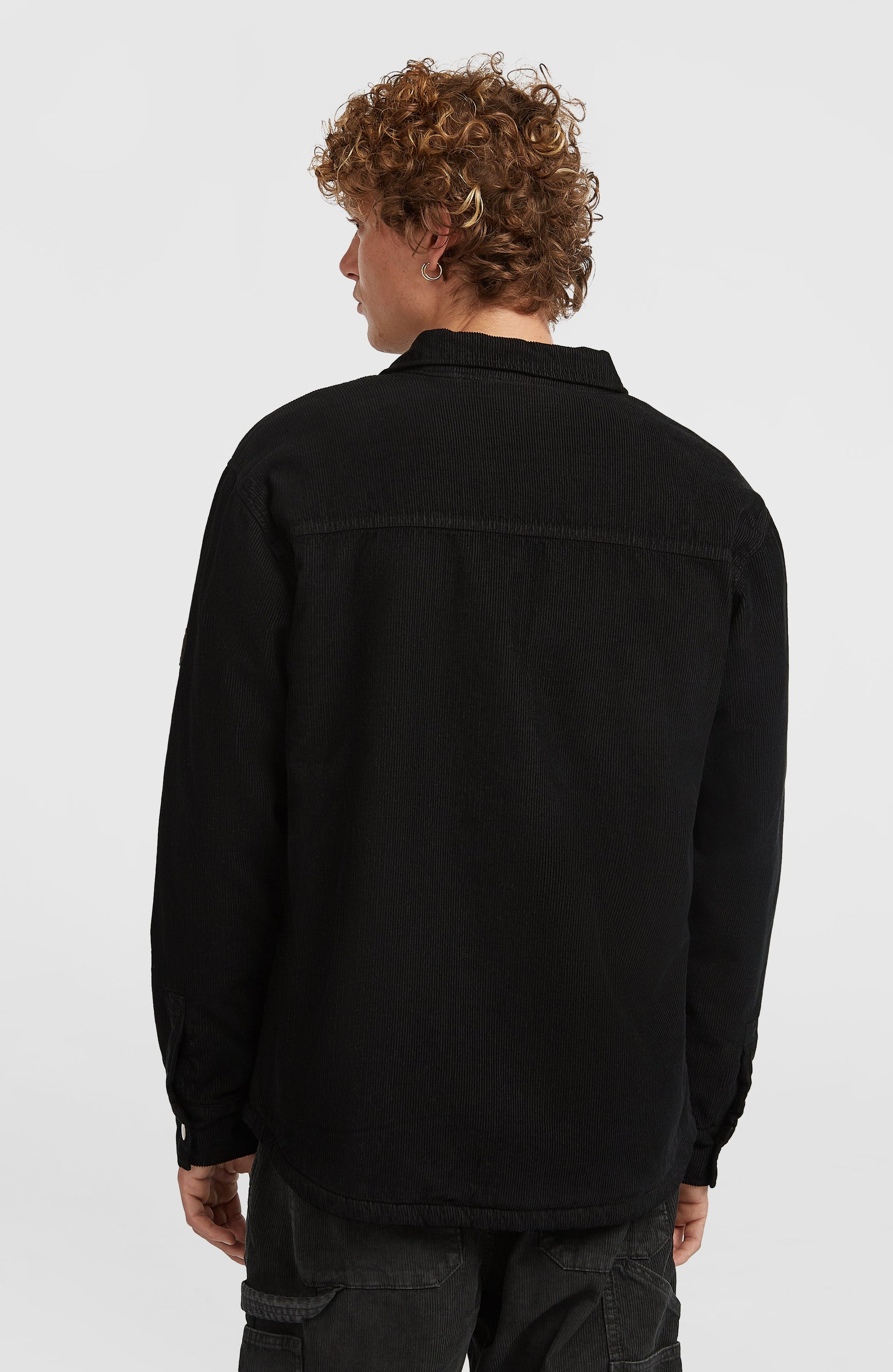 O'Riginals Corduroy Fleece-Lined Overshirt Men - Black Out
