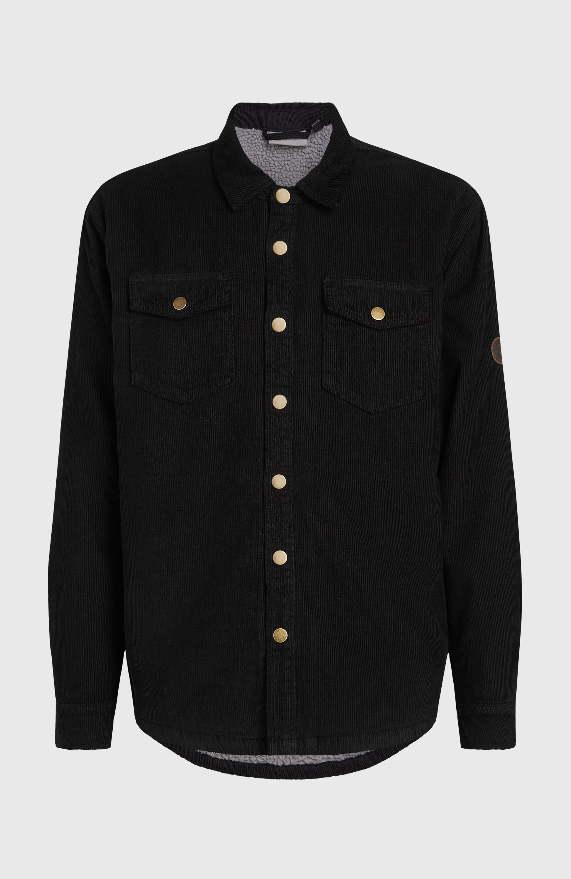 O'Riginals Corduroy Fleece-Lined Overshirt Men - Black Out