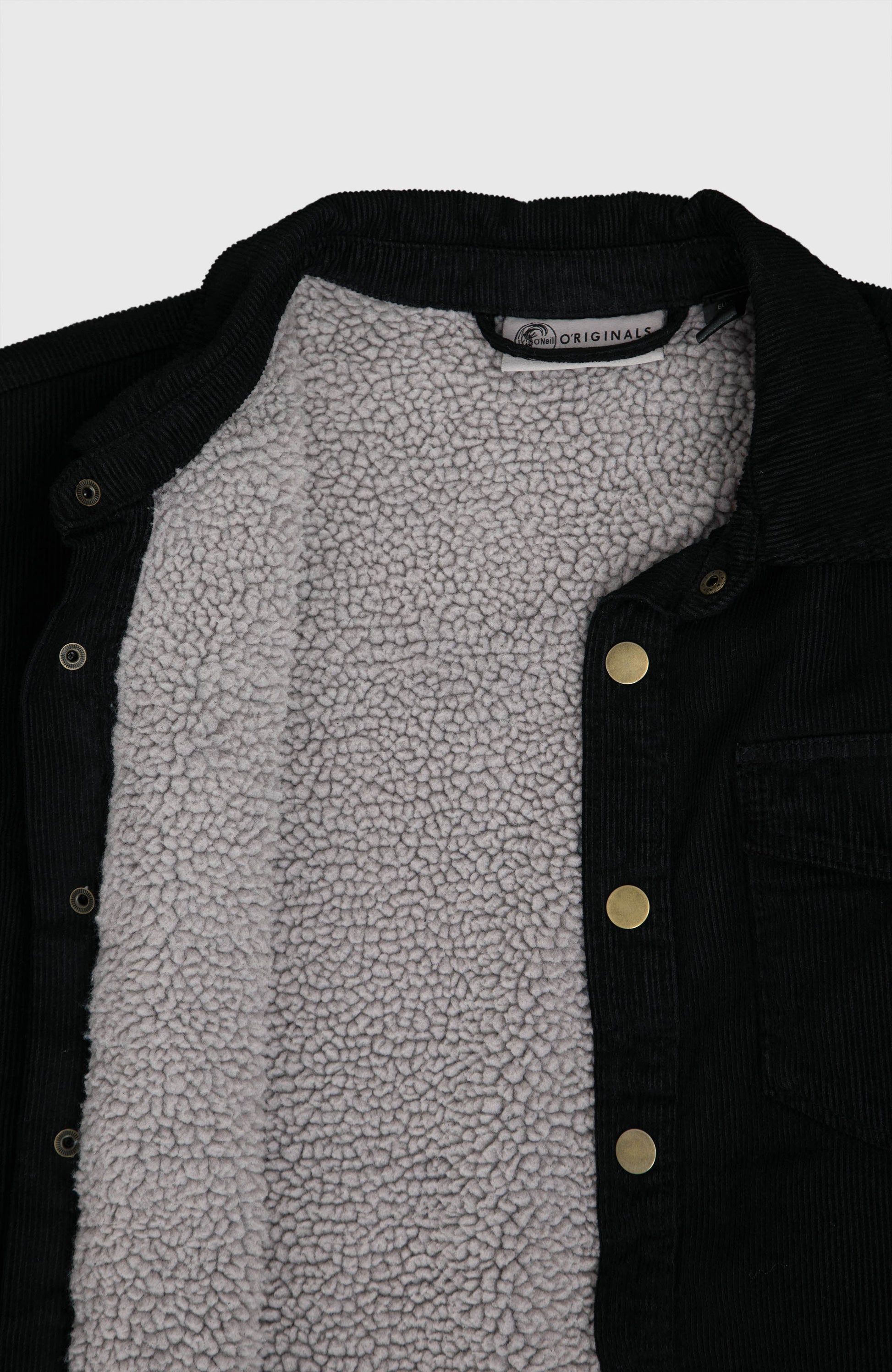 O'Riginals Corduroy Fleece-Lined Overshirt Men - Black Out