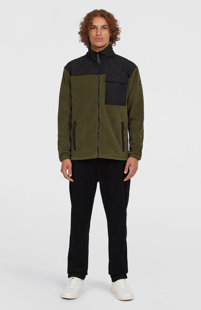 Utility Polartec® 200 Full-Zip Fleece Men - Forest Night Colour Block