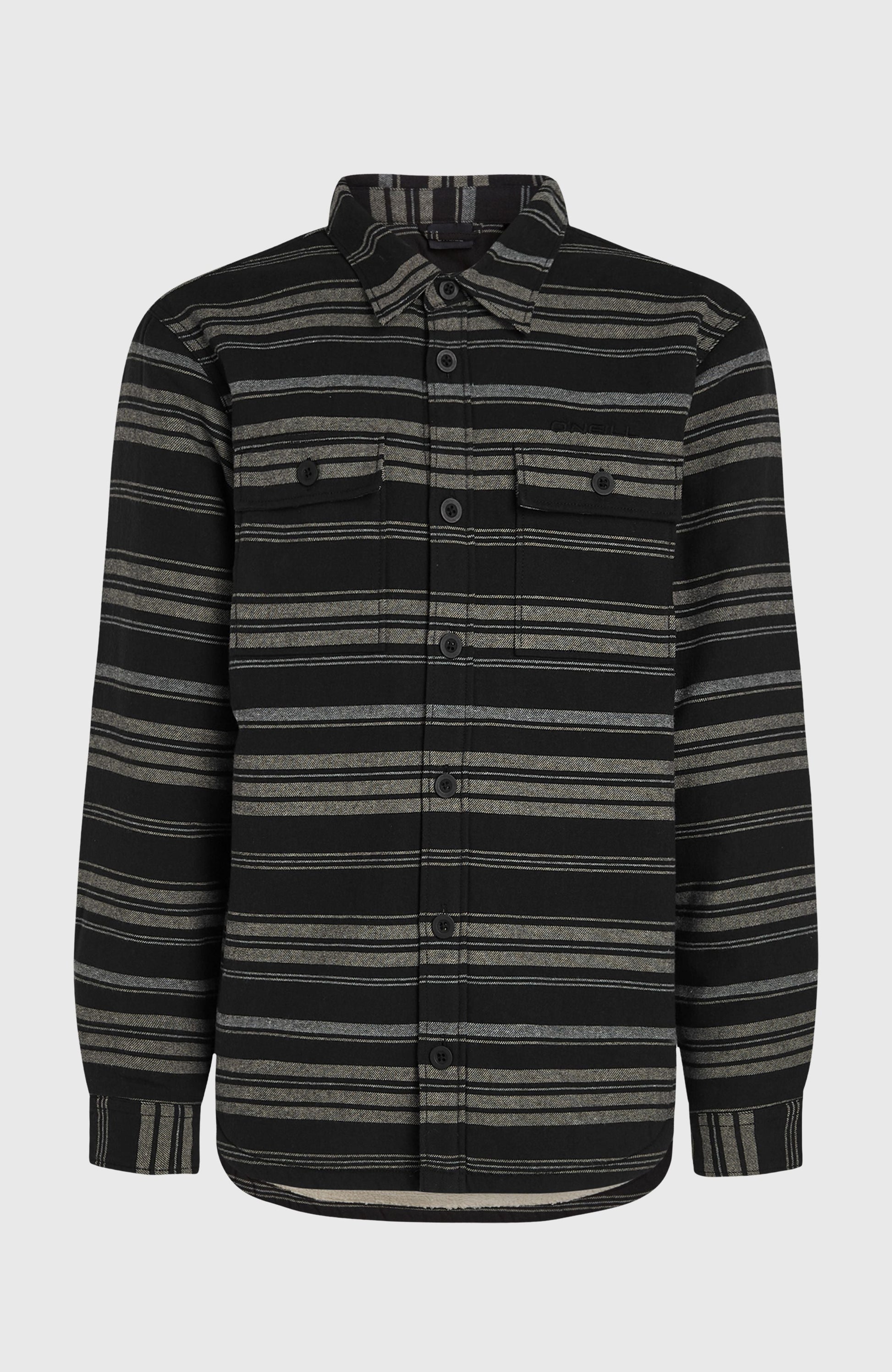 Must-Have Fleece-Lined Shirt Men - Black Bavaro