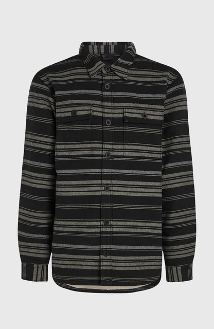 Must-Have Fleece-Lined Shirt Men - Black Bavaro