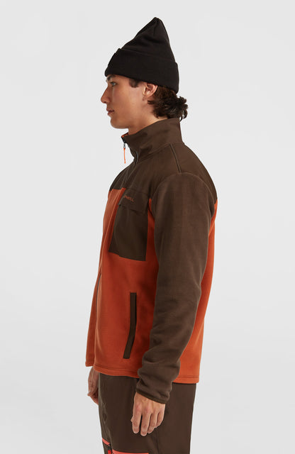 FWC'Peak Polartec® Fleece Men - Coffee Bean Colour Block